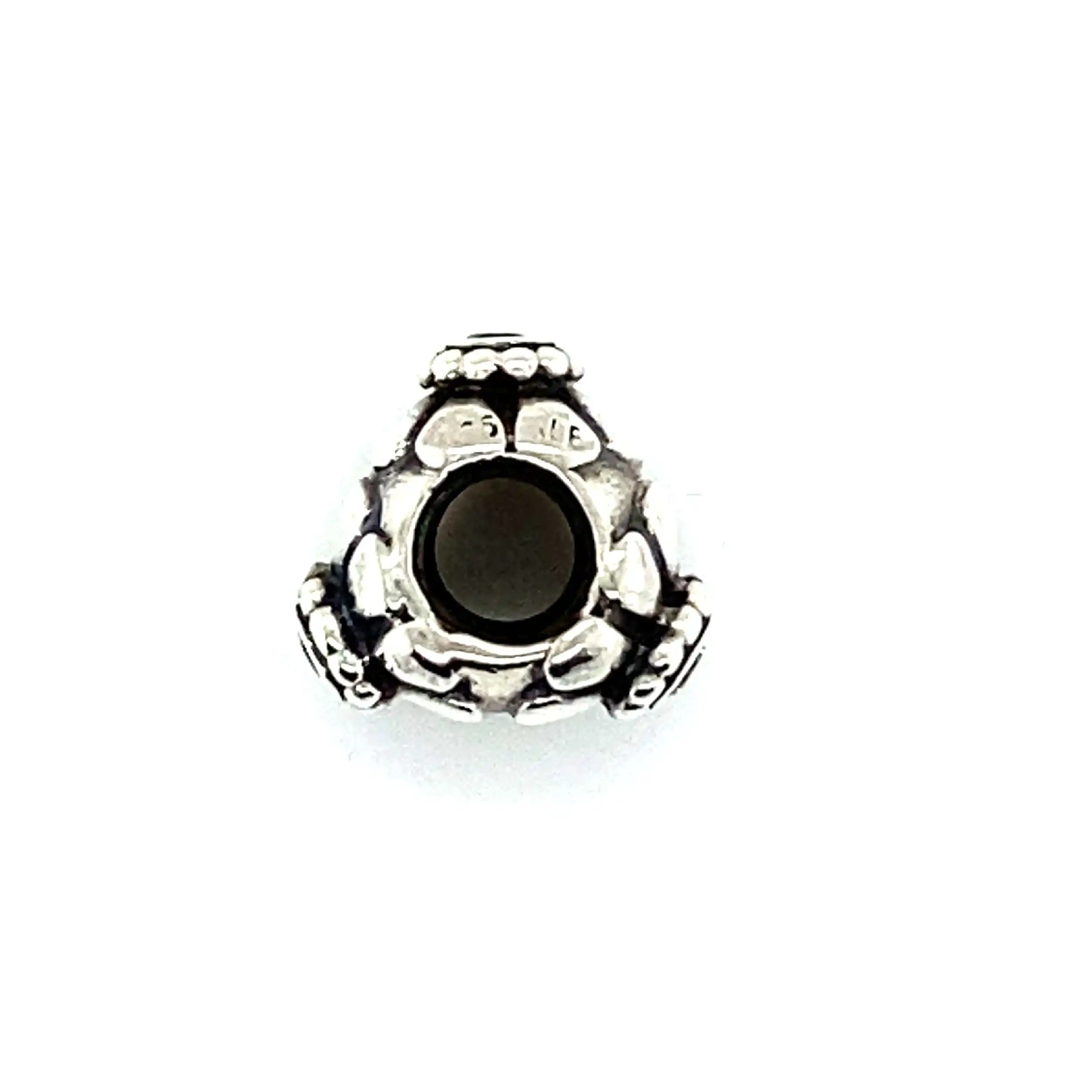 Silberanhänger Pandora - Charm mit braunem Zirkonia Silberanhänger Pandora - Charm mit braunem Zirkonia