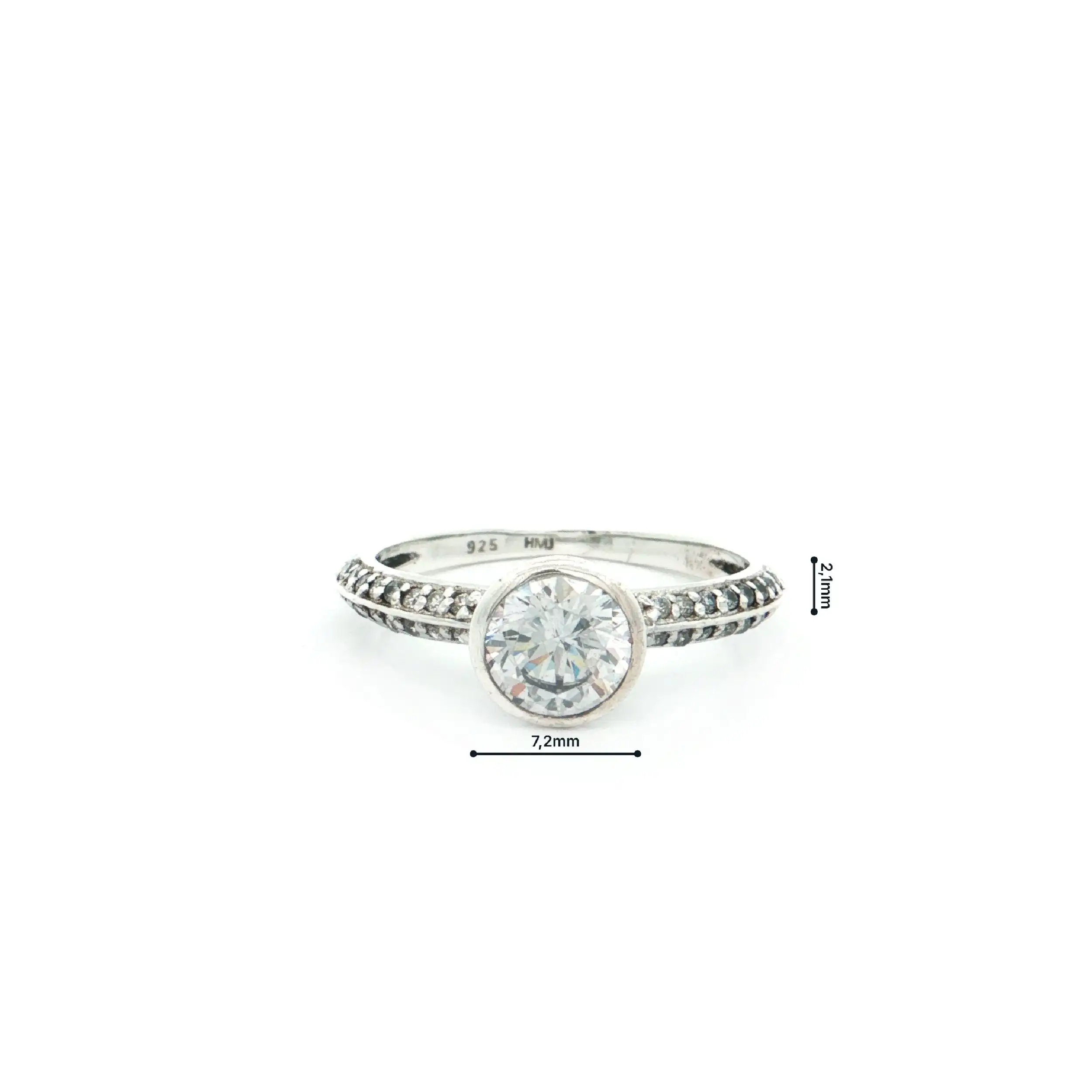 Ring Silber mit Zirkonia