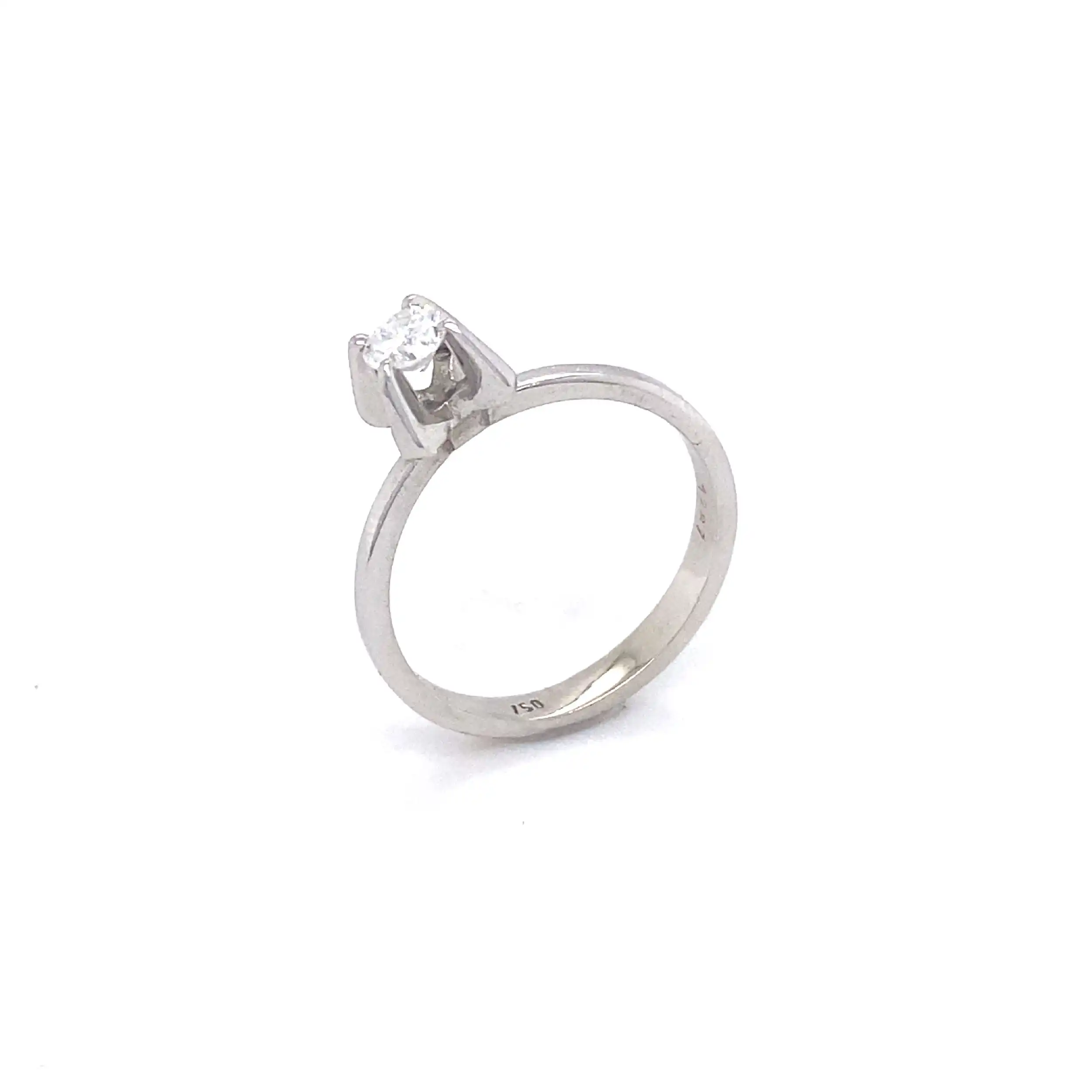 Ring Weißgold mit Brillant