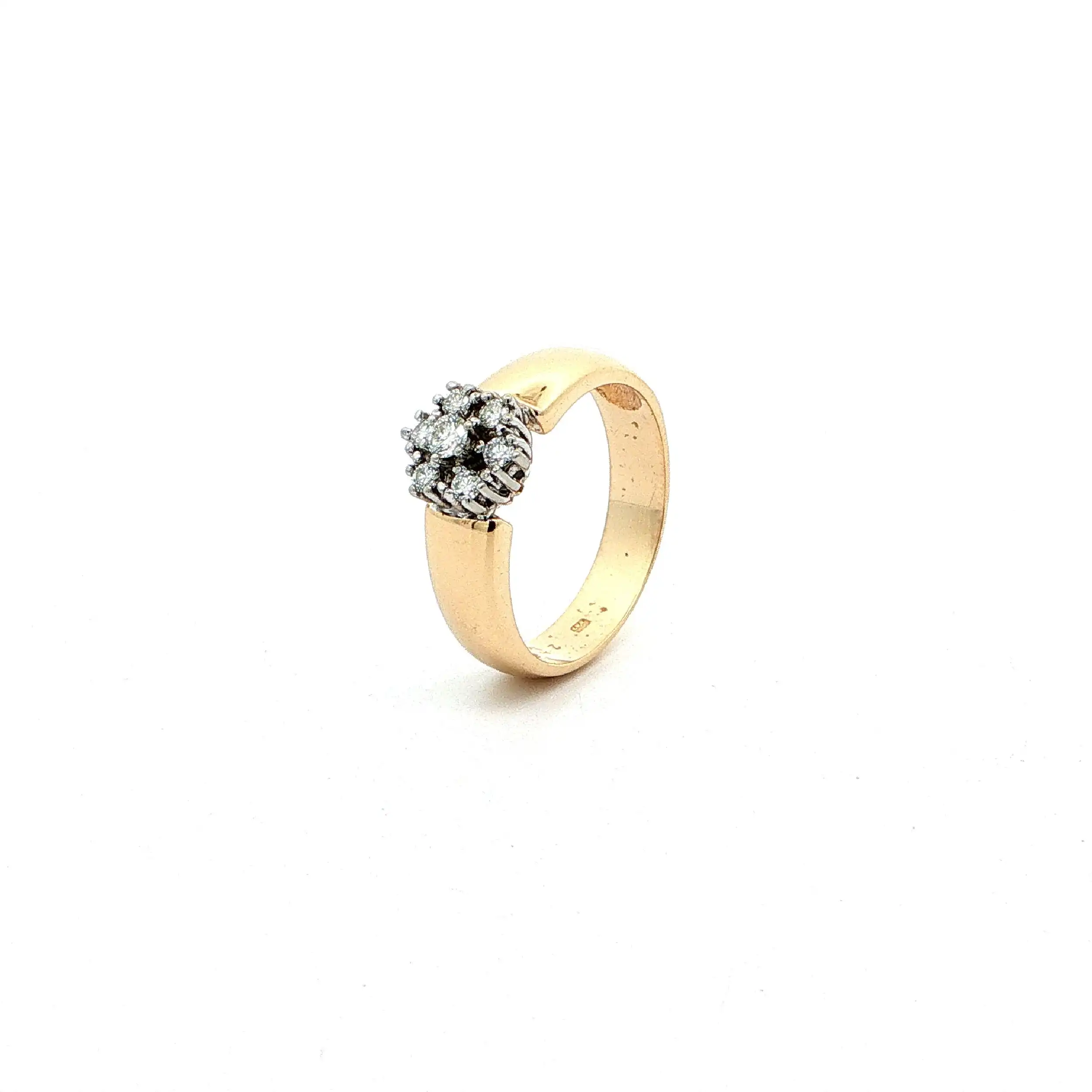 Ring Bicolor mit Brillanten Ring Bicolor mit Brillanten