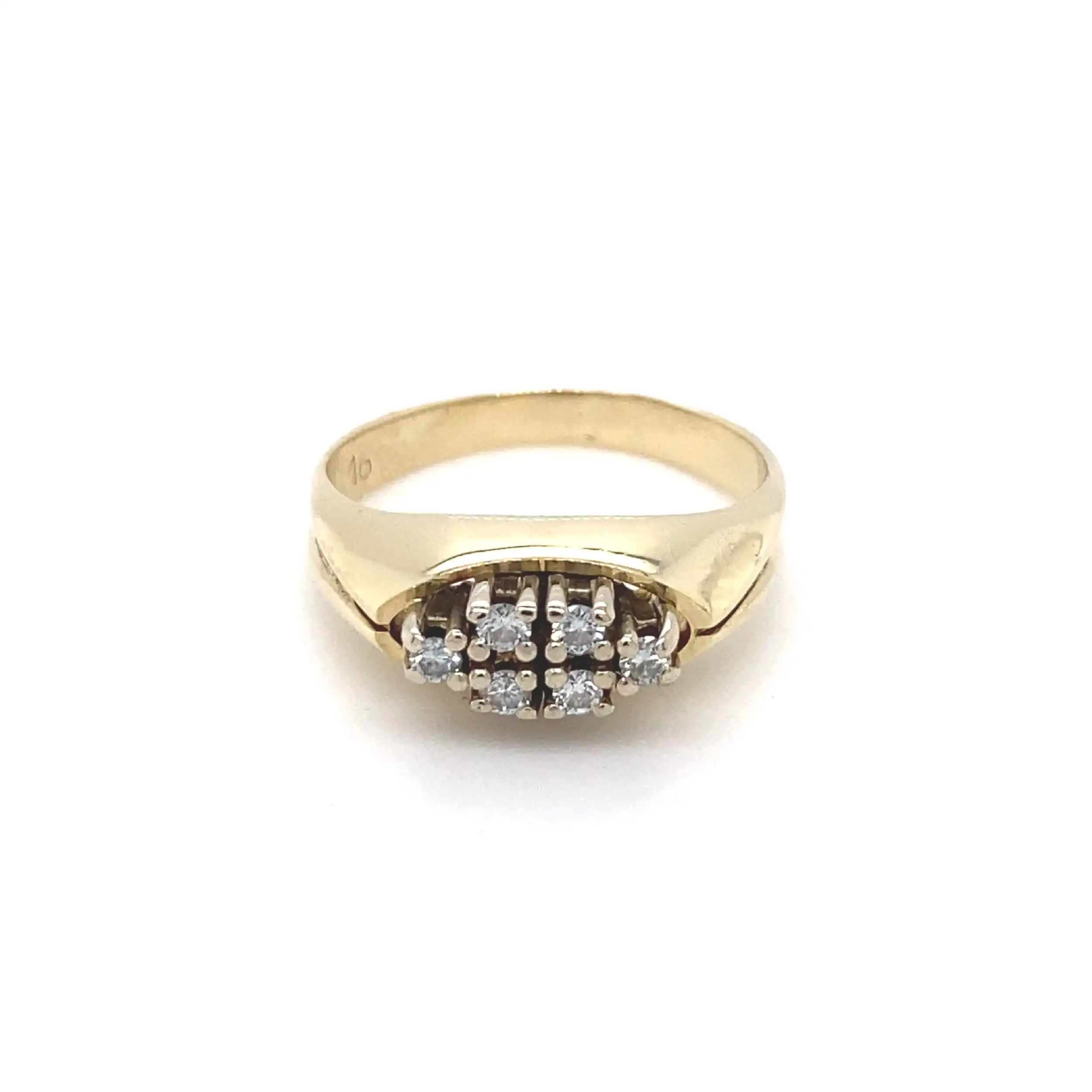 Ring Gelbgold mit Brillanten Ring Gelbgold mit Brillanten