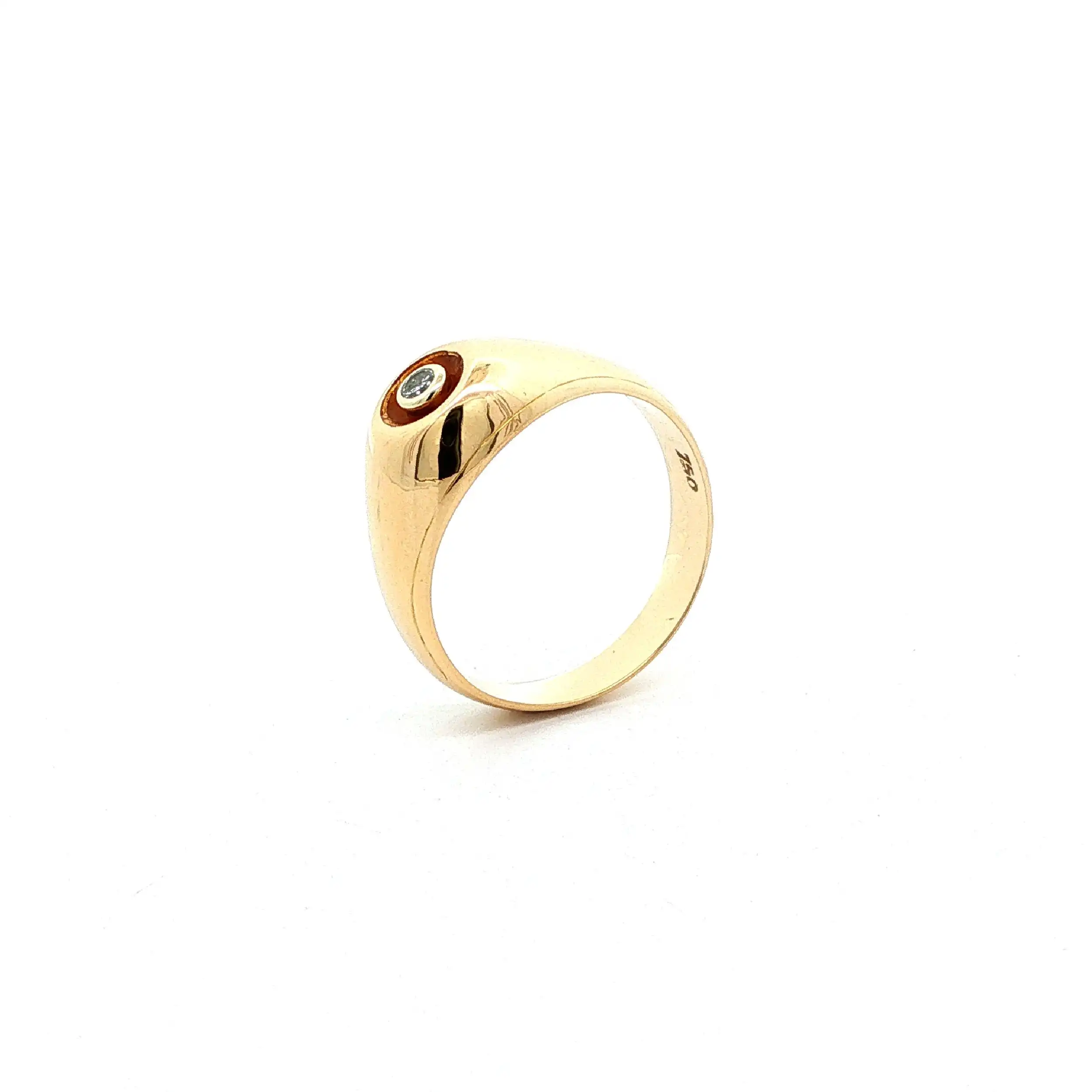 Ring Gelbgold mit Brillant