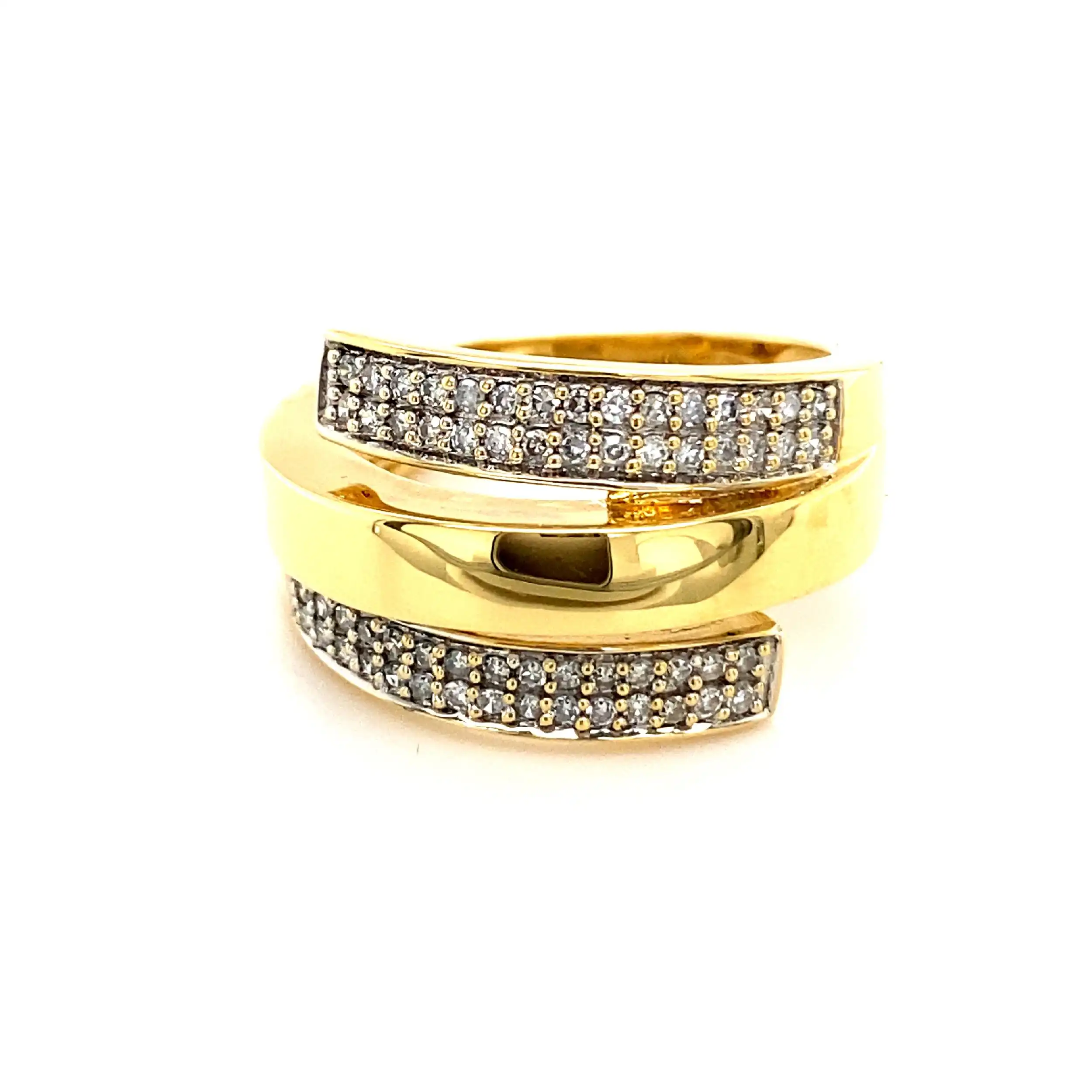 Ring Bicolor mit Brillanten