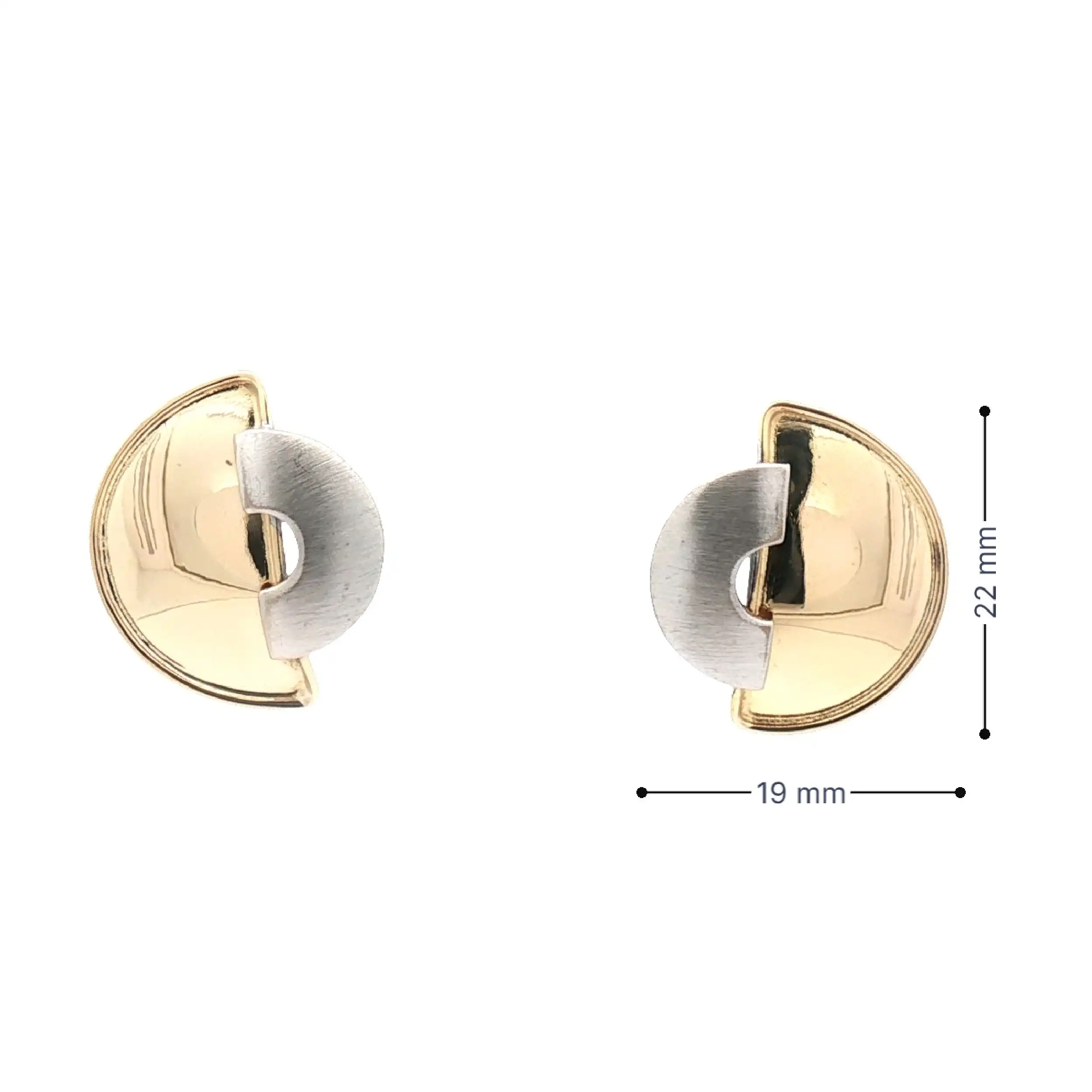 Ohrstecker Bicolor