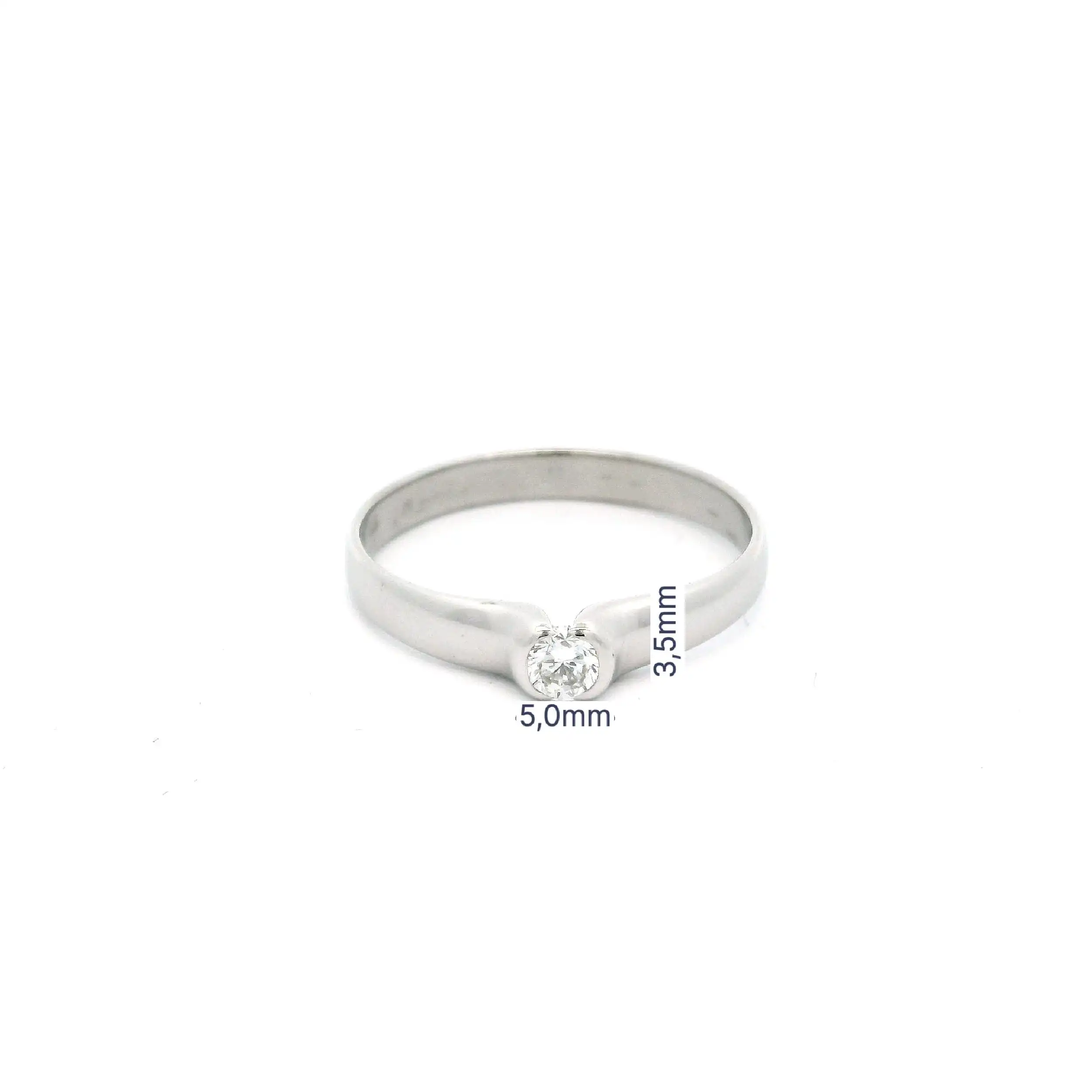 Ring Weißgold mit Brillant
