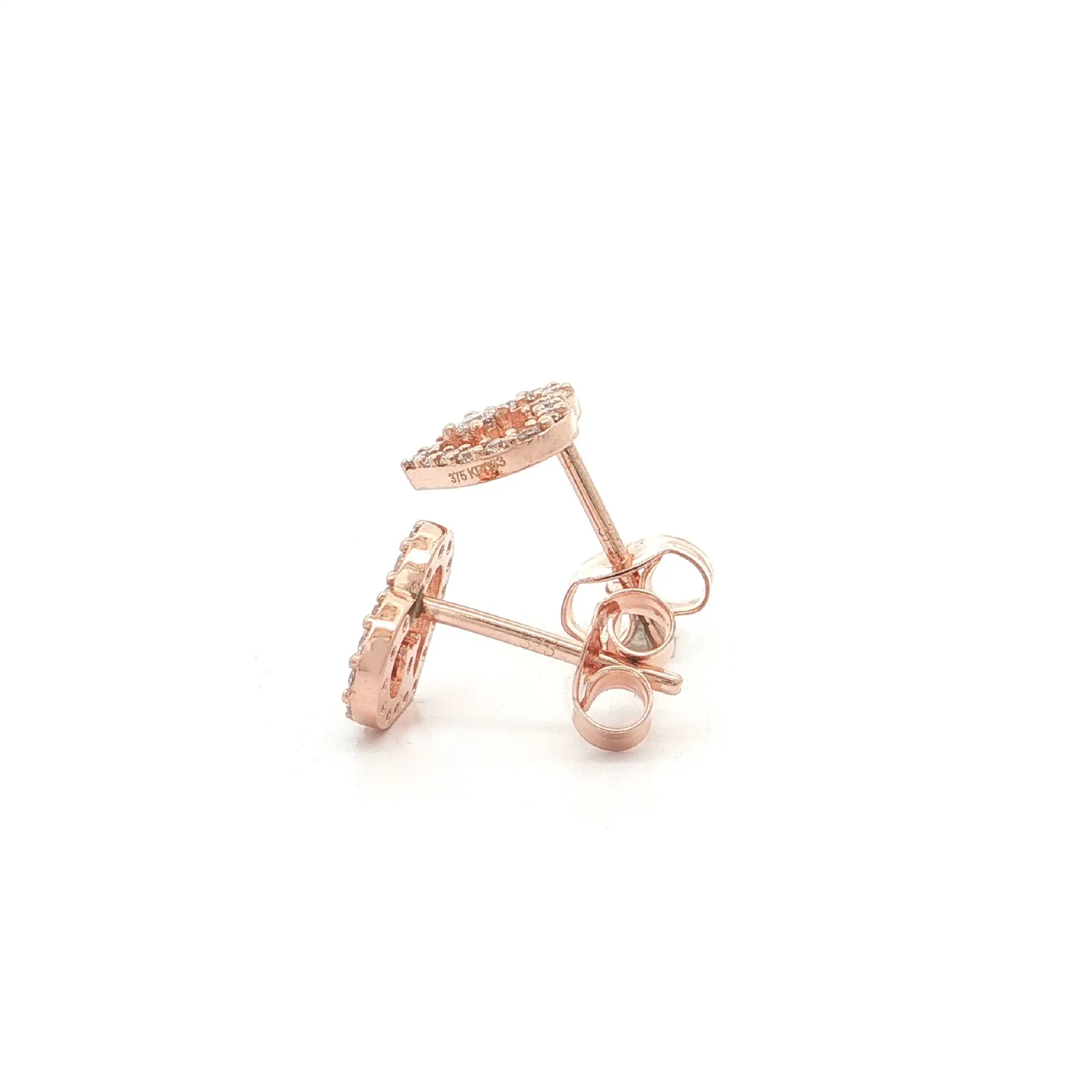Ohrstecker Roségold mit Zirkonia "Herzchen"