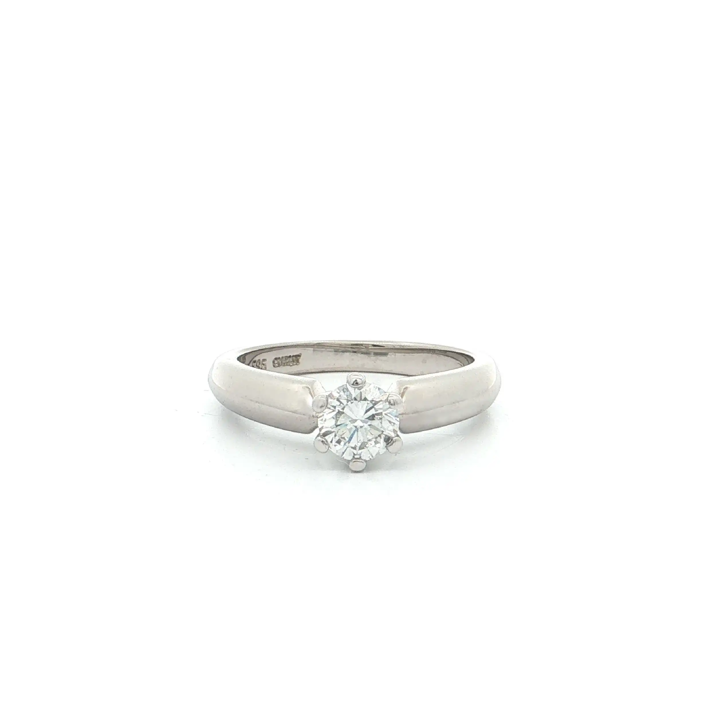 Solitärring Weißgold mit Brillant Solitärring Weißgold mit Brillant
