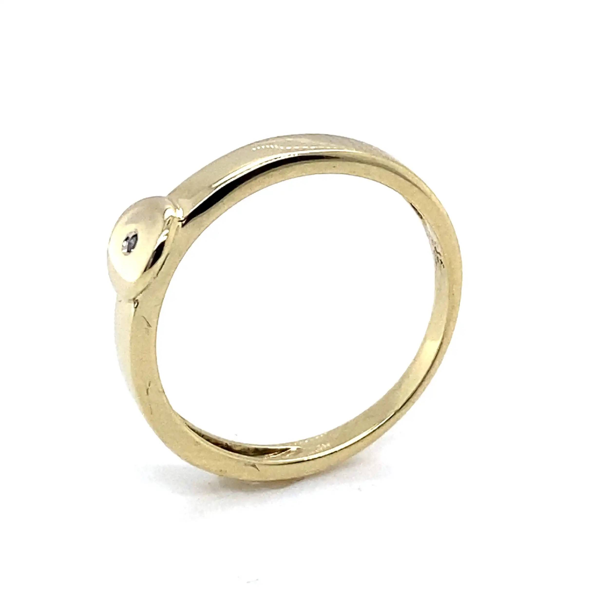 Ring Bicolor mit Brillant Ring Bicolor mit Brillant