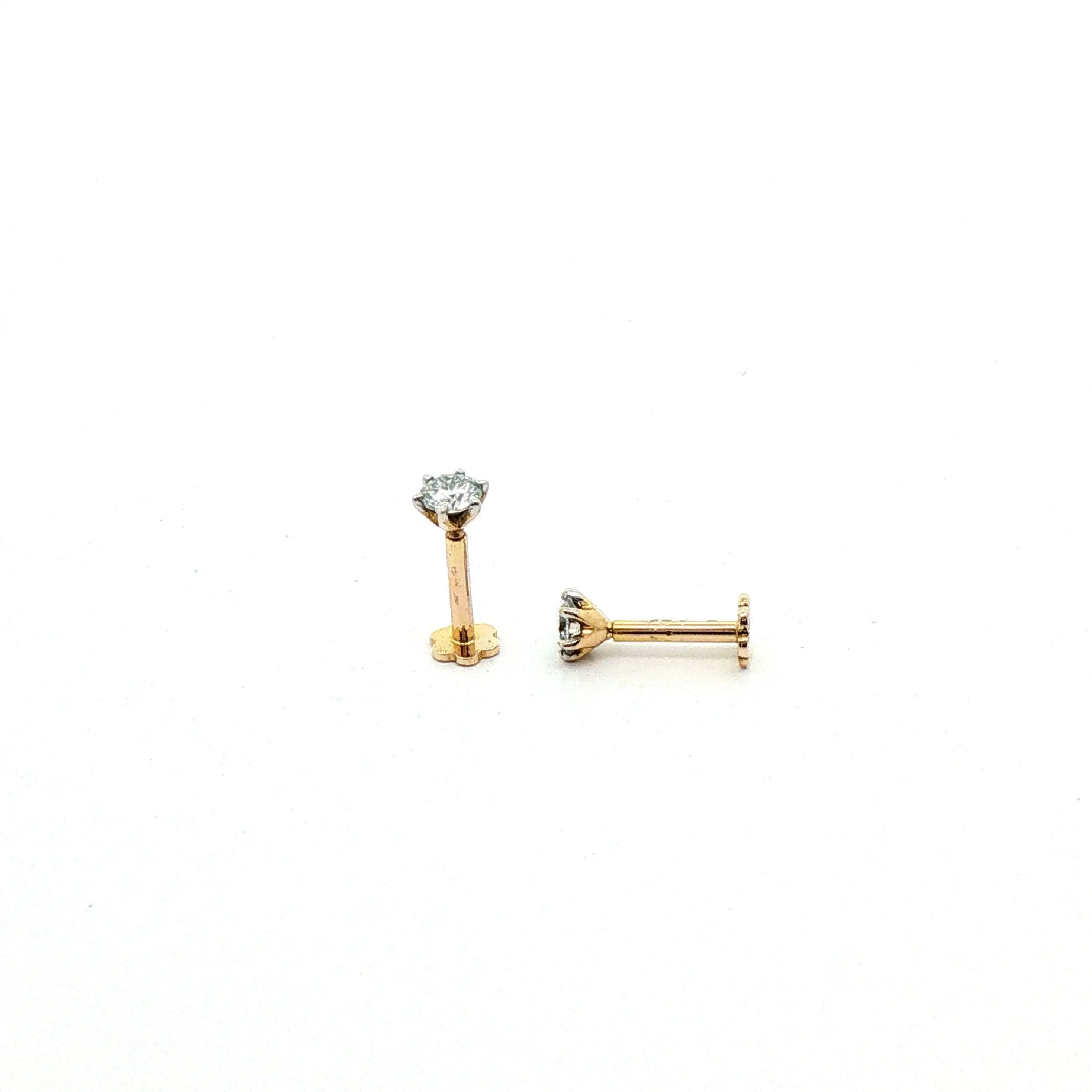 Ohrstecker Gelbgold mit Brillanten