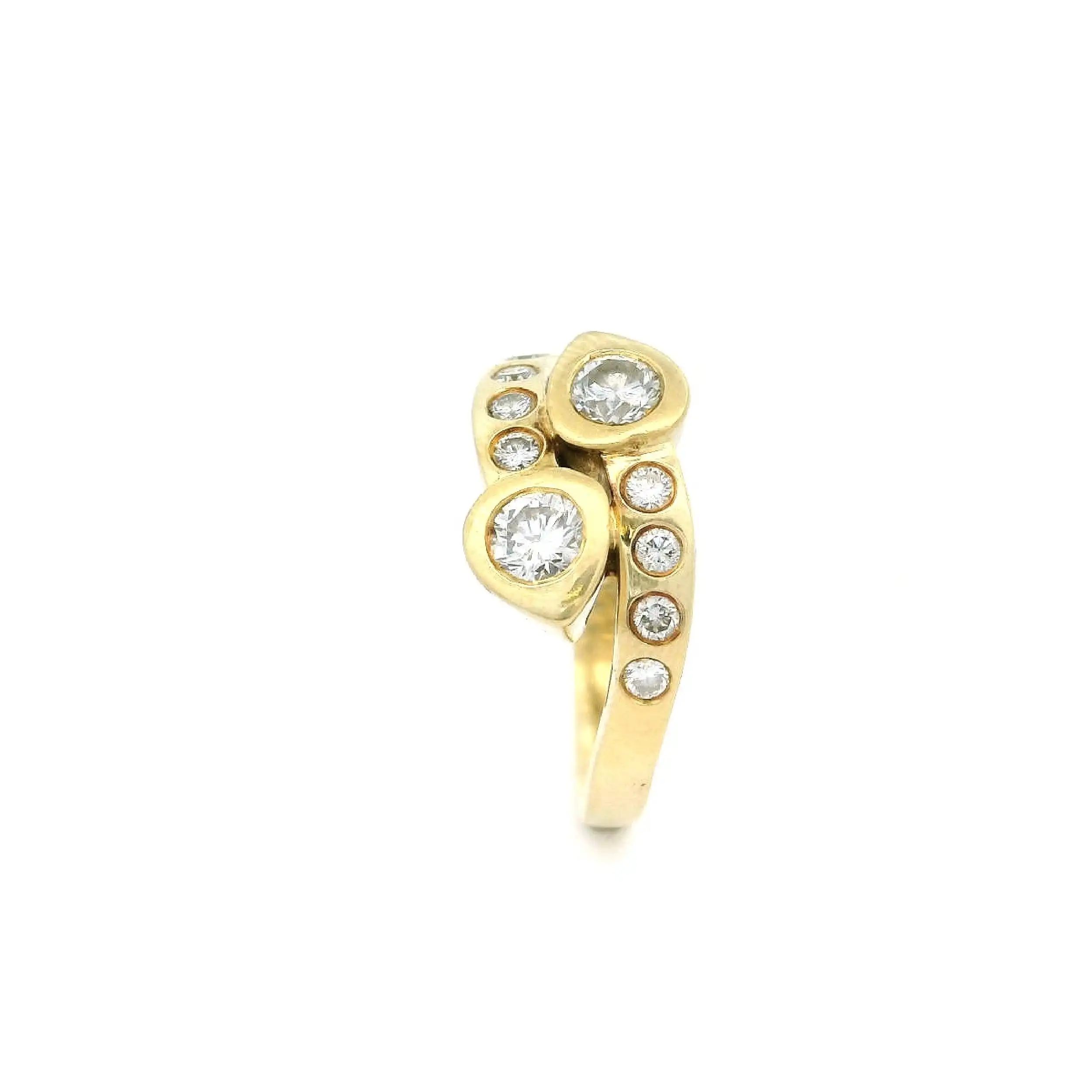 Ring Gelbgold mit Brillanten