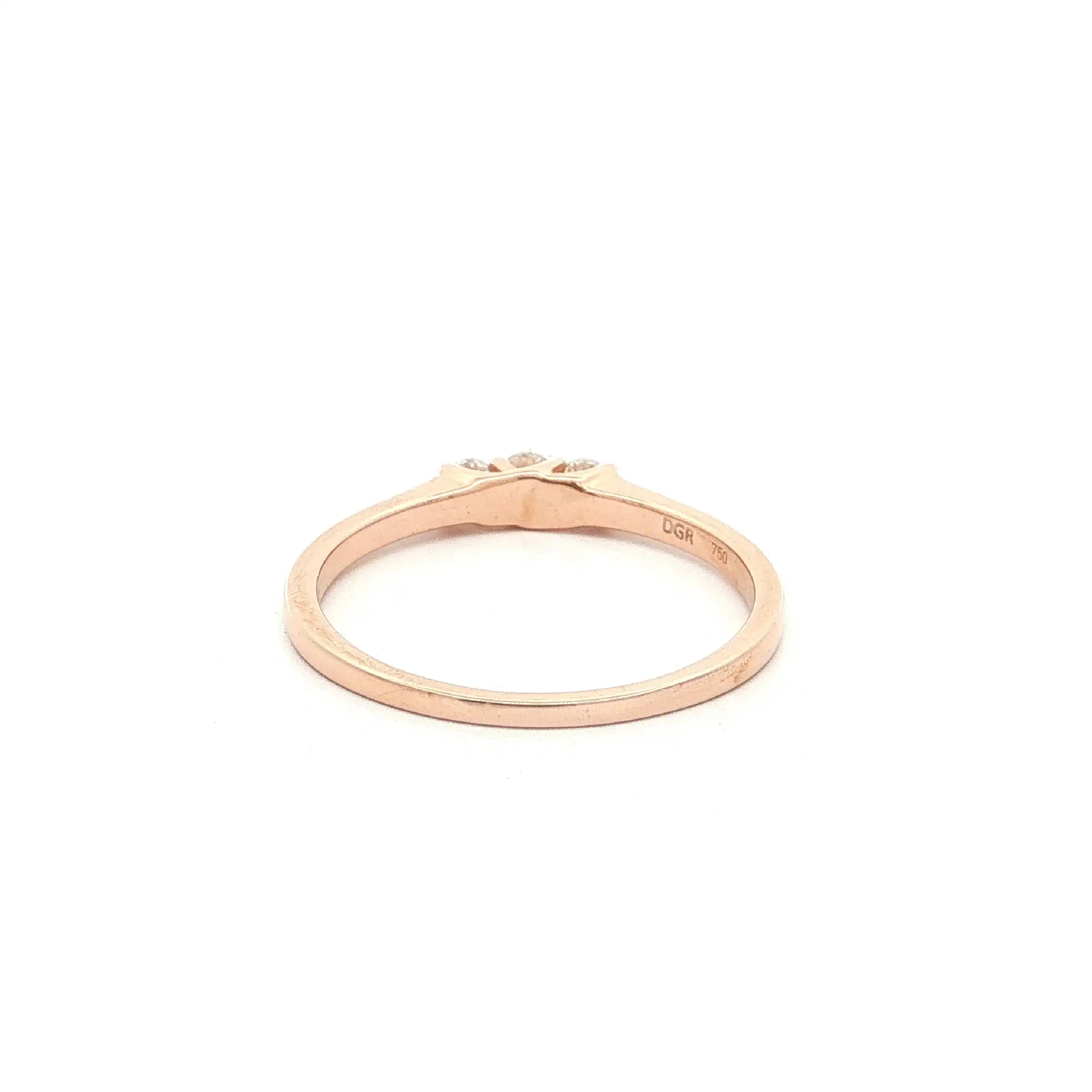 Ring Roségold mit Brillanten Ring Roségold mit Brillanten
