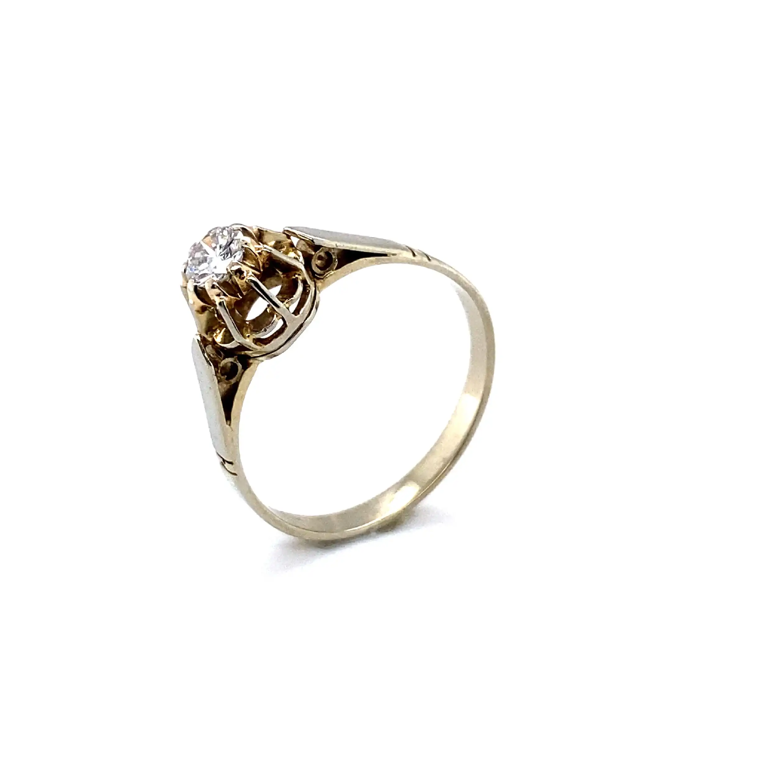 Ring Weißgold mit Solitär Brillant Ring Weißgold mit Solitär Brillant