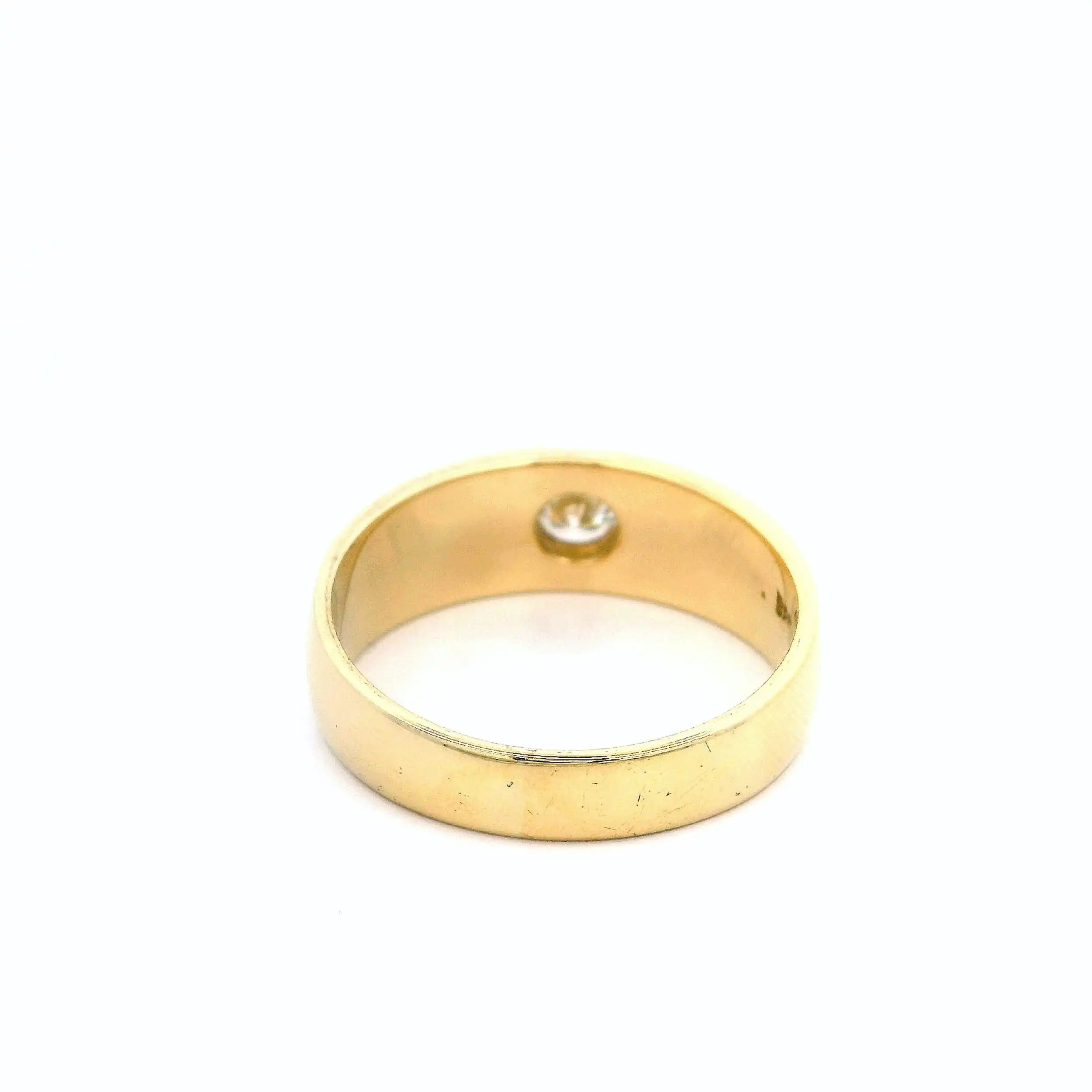 Solitärring Gelbgold mit Brillant