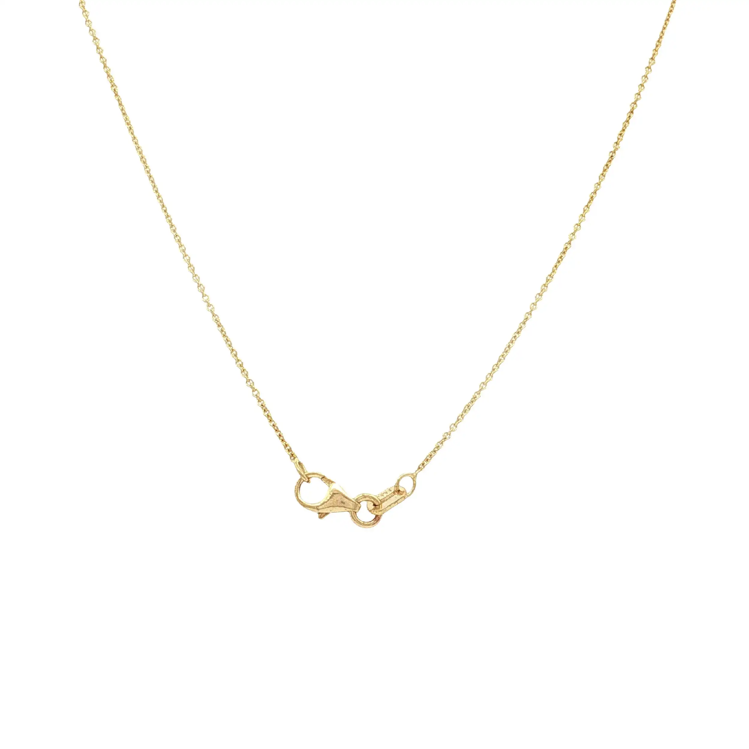 Ankercollier Gelbgold mit Zirkonia Ankercollier Gelbgold mit Zirkonia