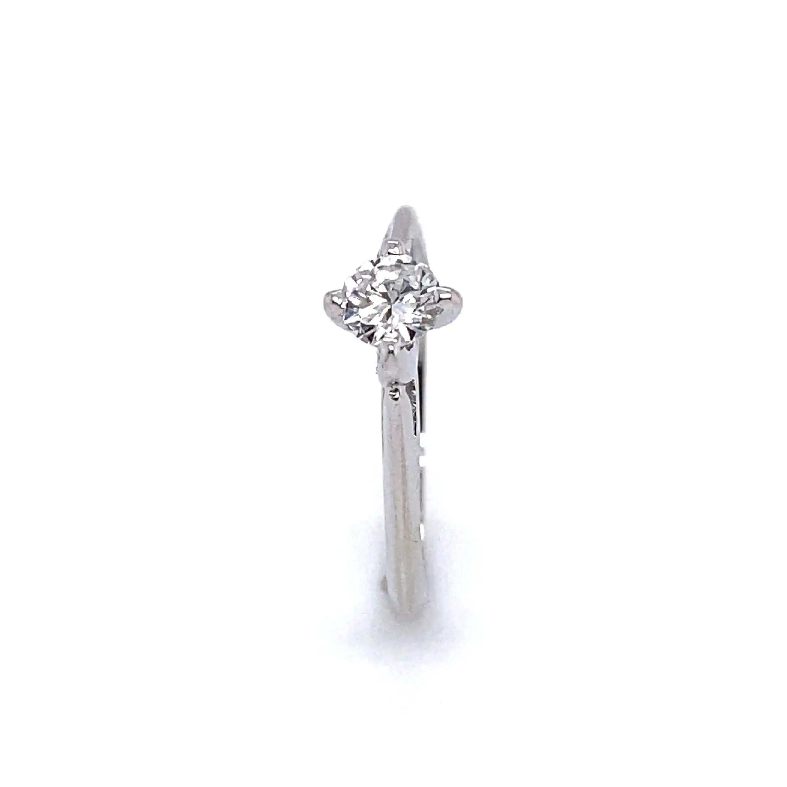 Ring Weißgold mit Solitär Brillant Ring Weißgold mit Solitär Brillant