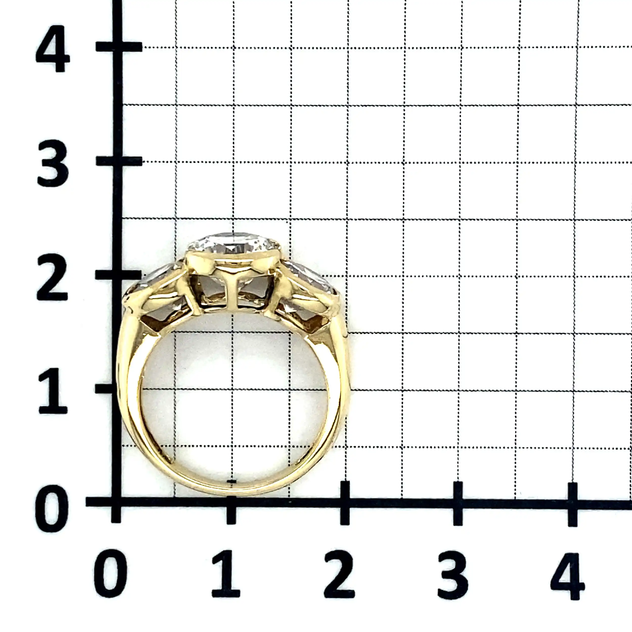 Ring Gelbgold mit Zirkonia Ring Gelbgold mit Zirkonia