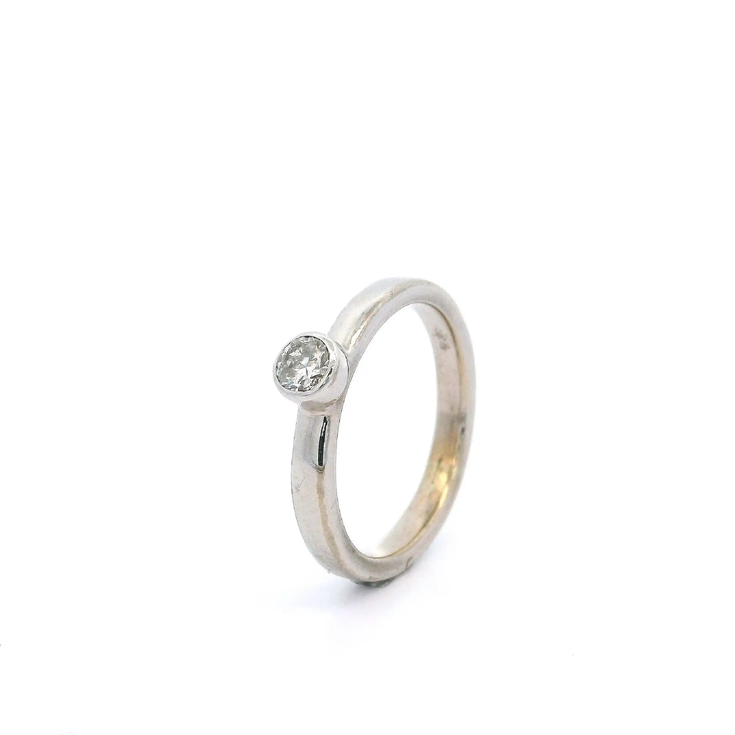 Ring Weißgold mit Brillant
