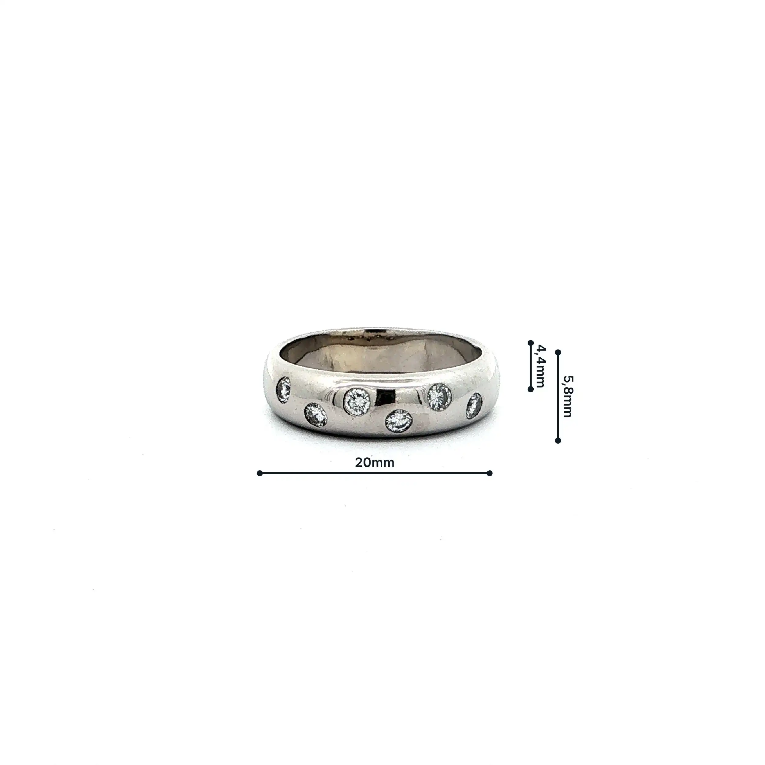Ring Weißgold mit Brillanten