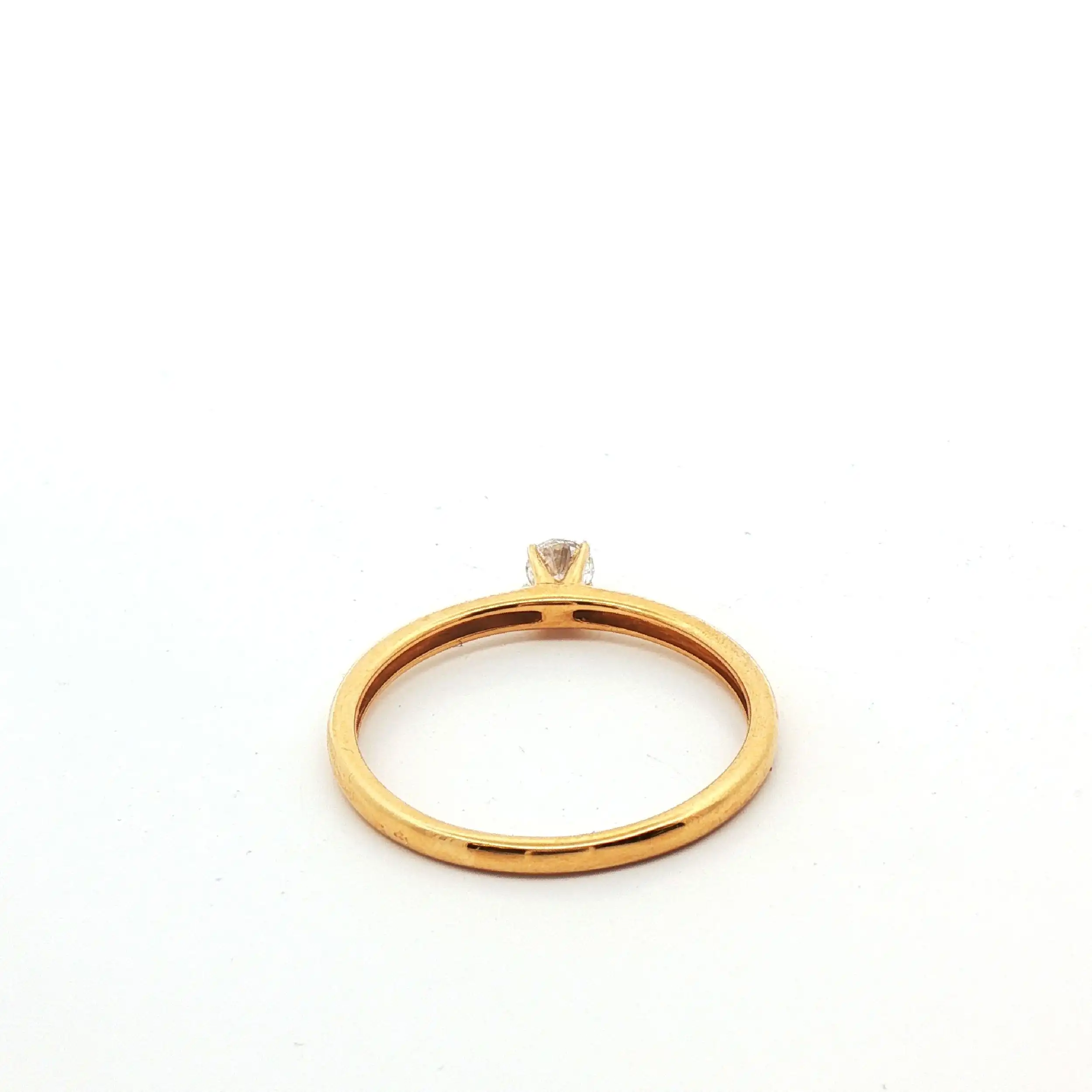 Solitärring Gelbgold mit Brillant 0,20ct Solitärring Gelbgold mit Brillant 0,20ct