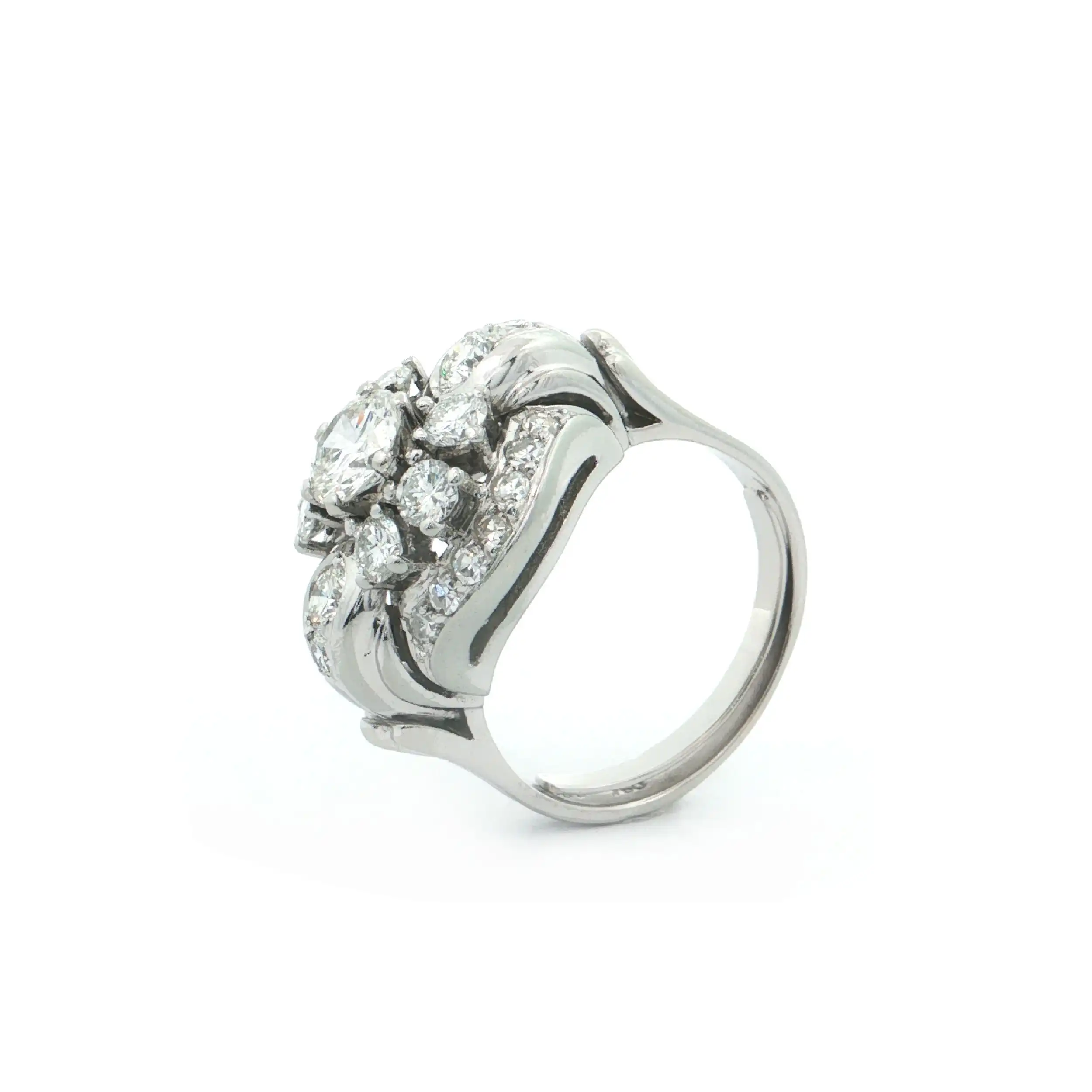 Ring Weißgold mit Brillanten