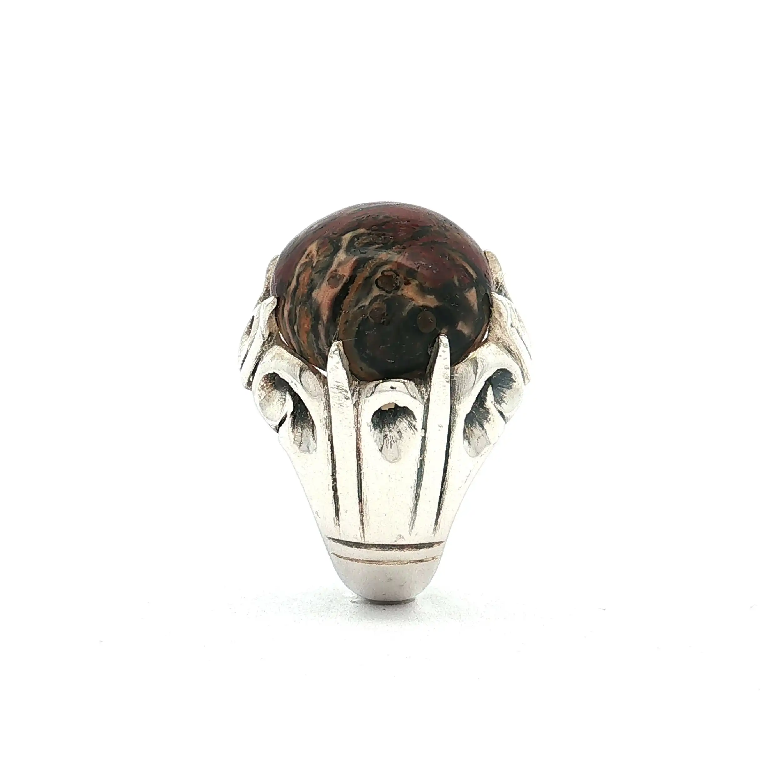 Ring Silber mit Ozean-Jaspis