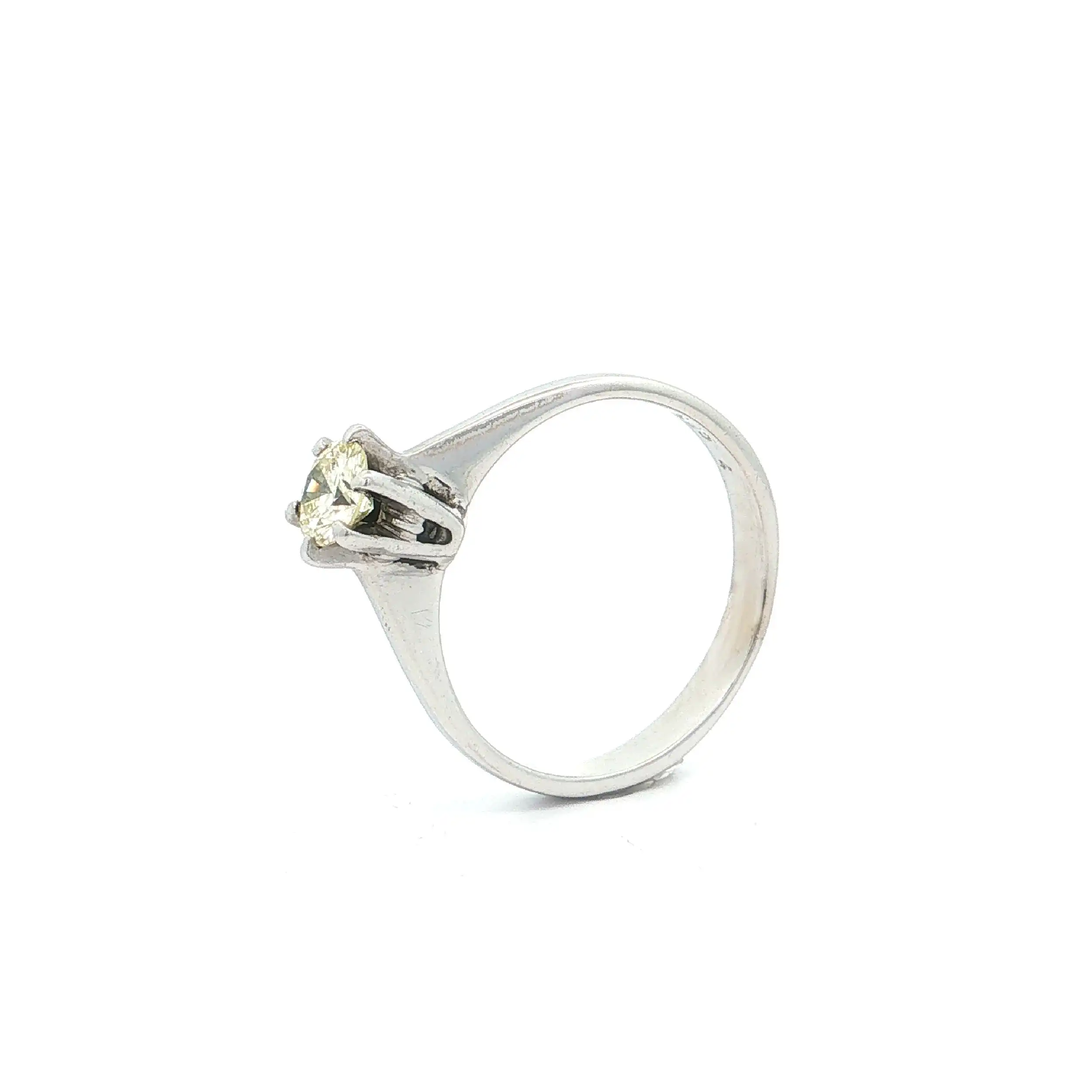 Ring Weißgold mit Brillant Solitär Ring Weißgold mit Brillant Solitär