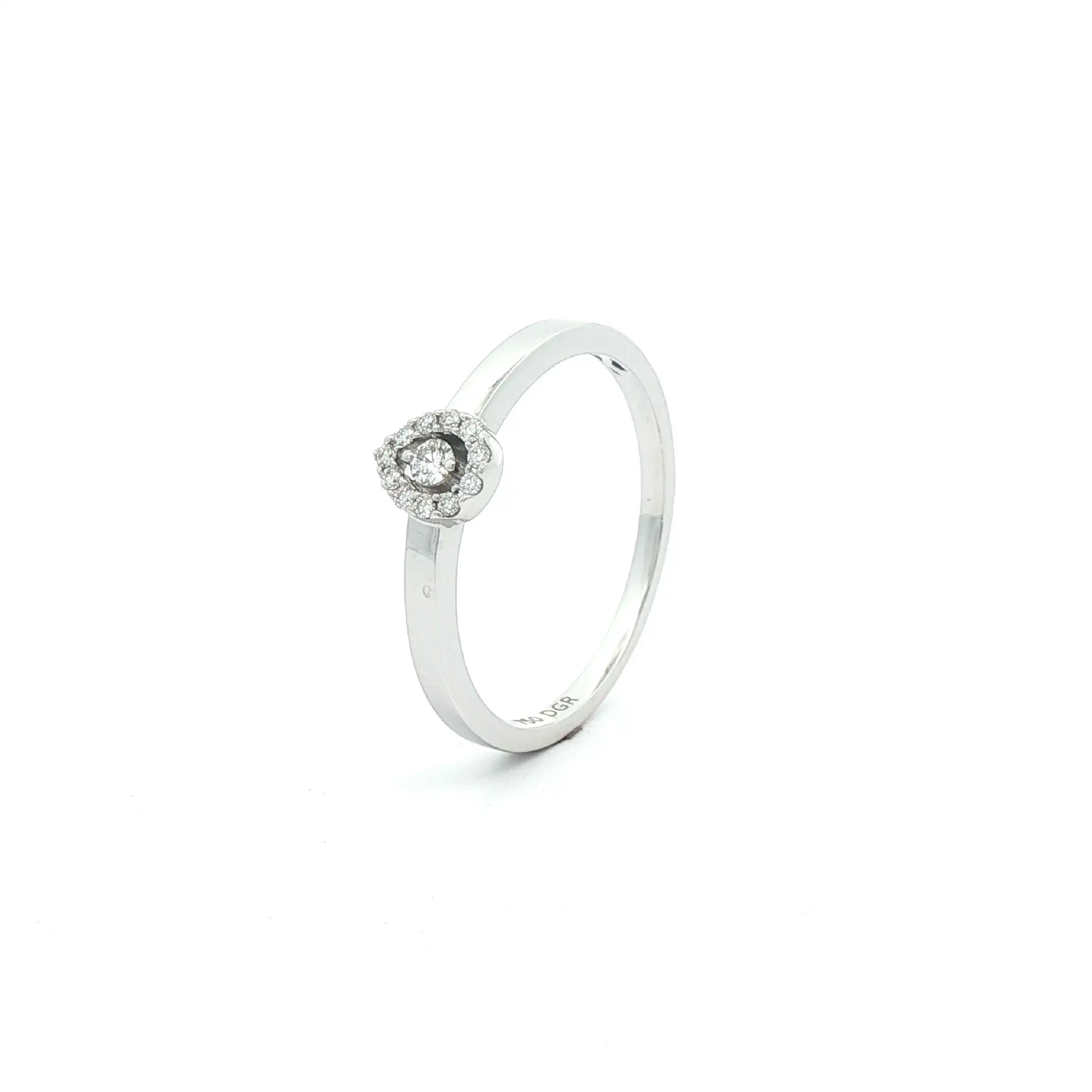 Solitärring Weißgold mit Brillant 0,10ct Solitärring Weißgold mit Brillant 0,10ct