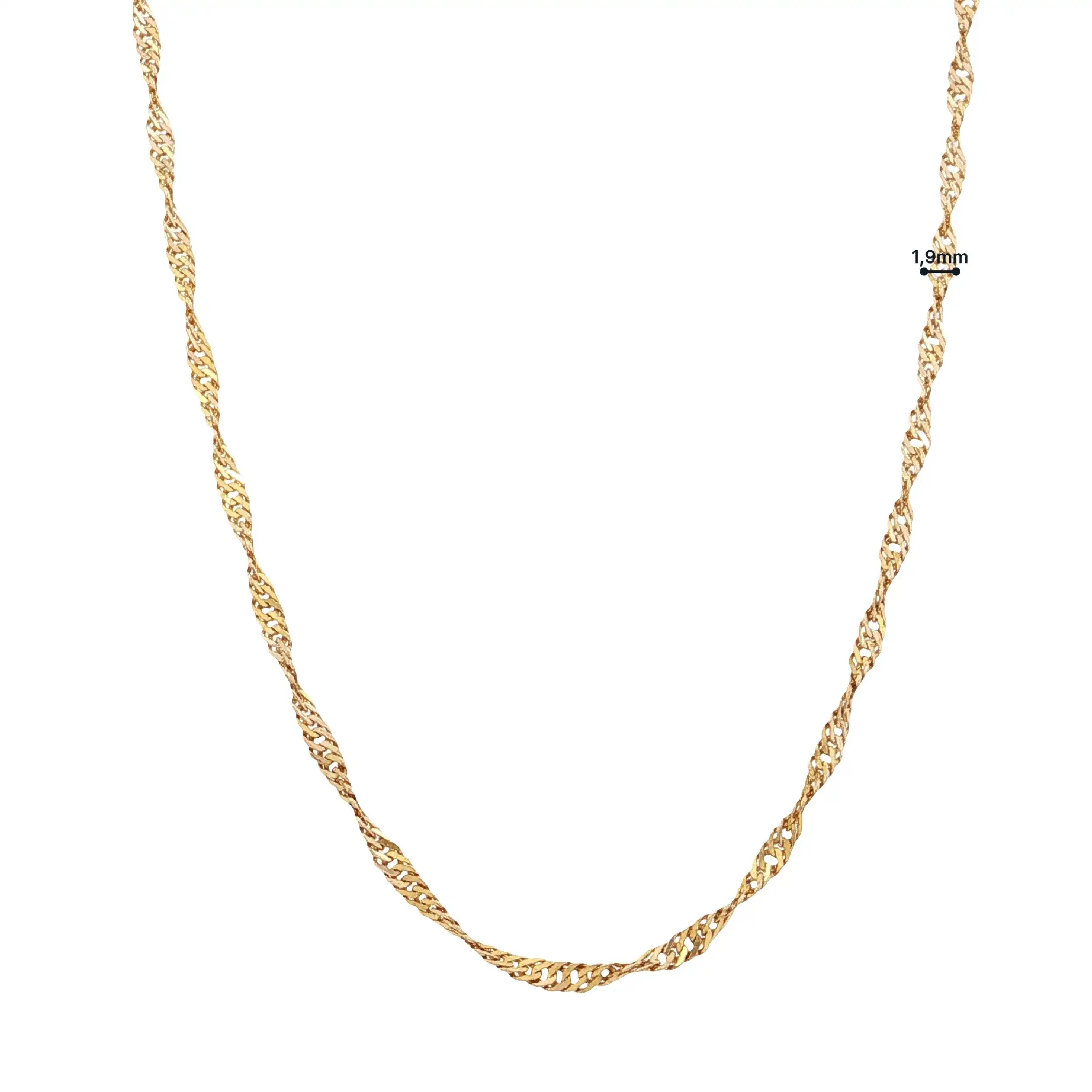 Singapurkette Gelbgold Singapurkette Gelbgold