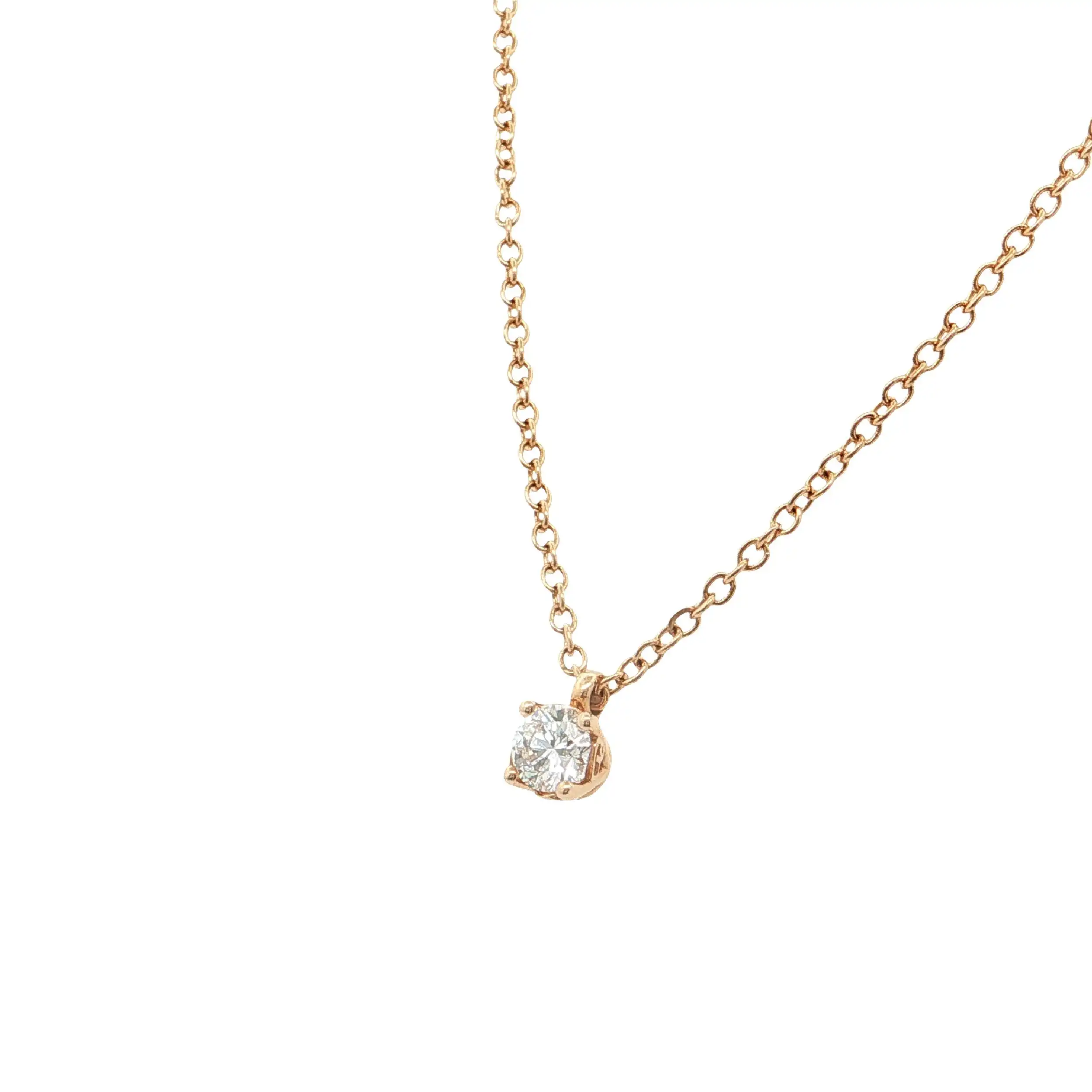 Kette Rotgold mit Brillant "Rüschenbeck"