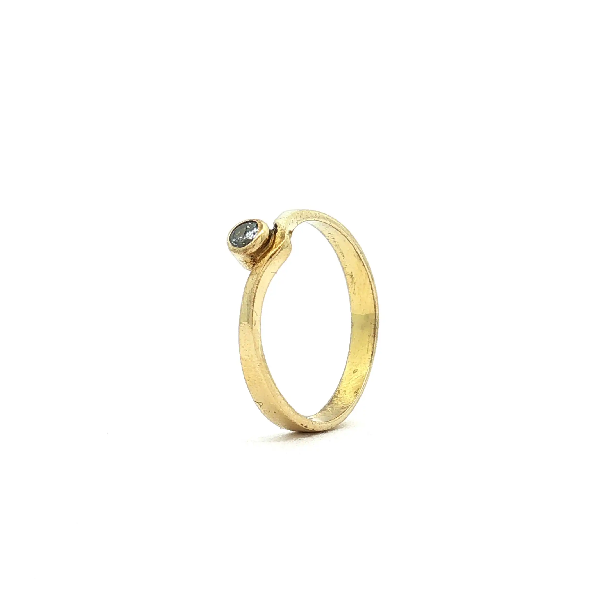 Ring Gelbgold mit Zirkonia