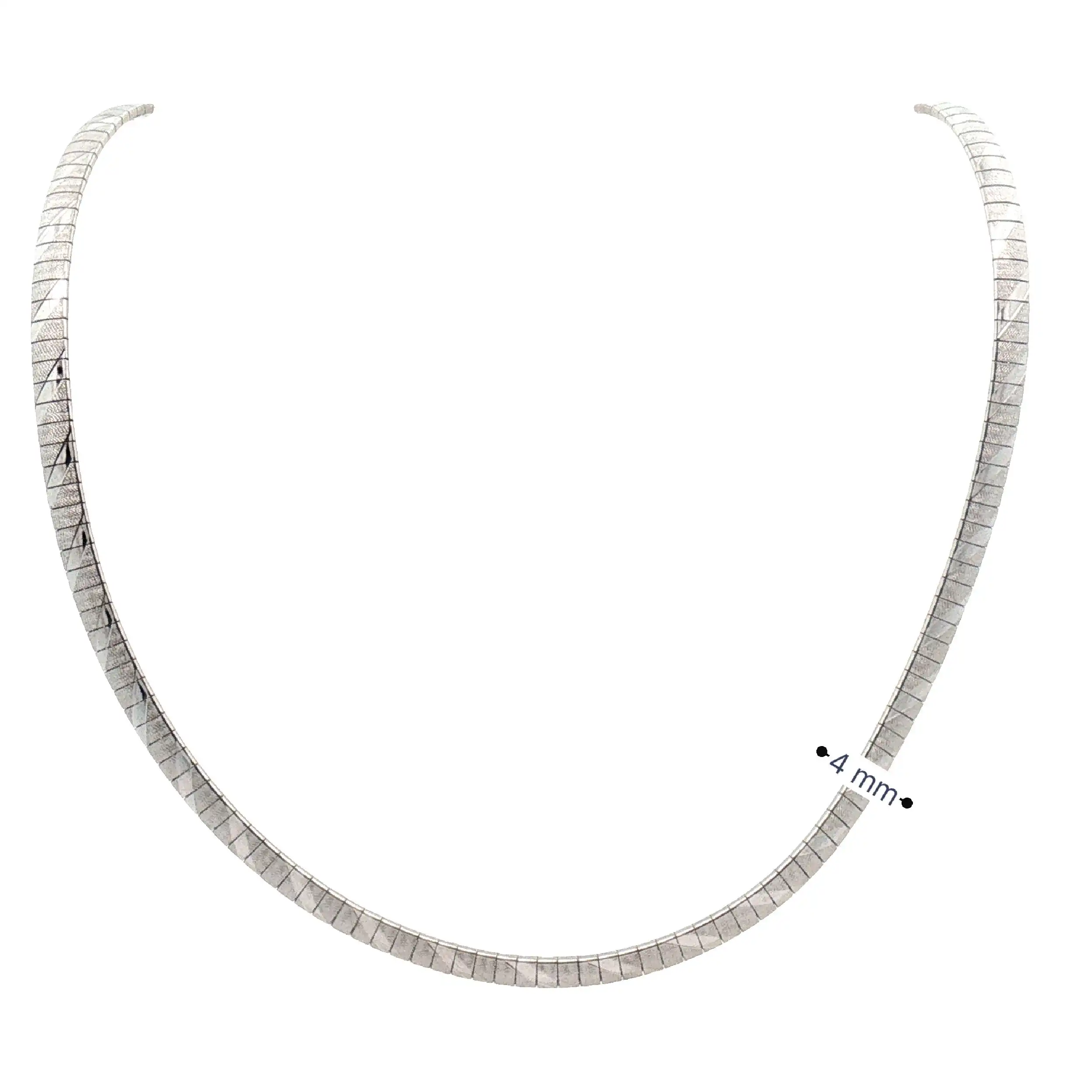 Collier Silber teilmattiert Collier Silber teilmattiert