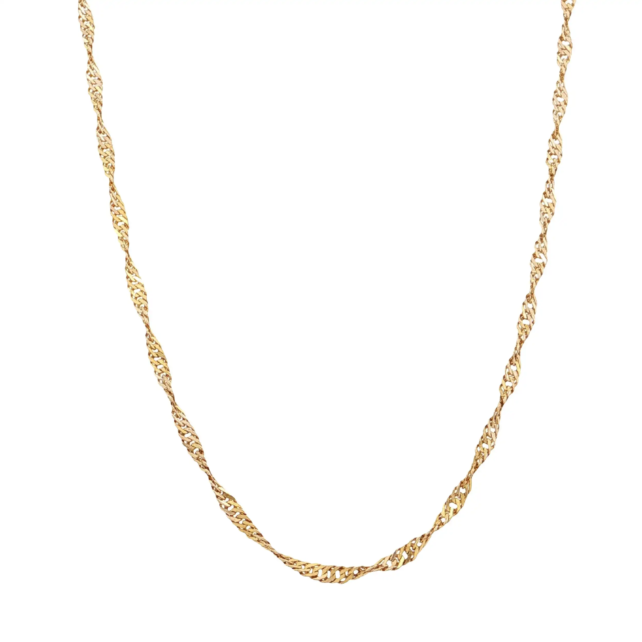 Singapurkette Gelbgold Singapurkette Gelbgold