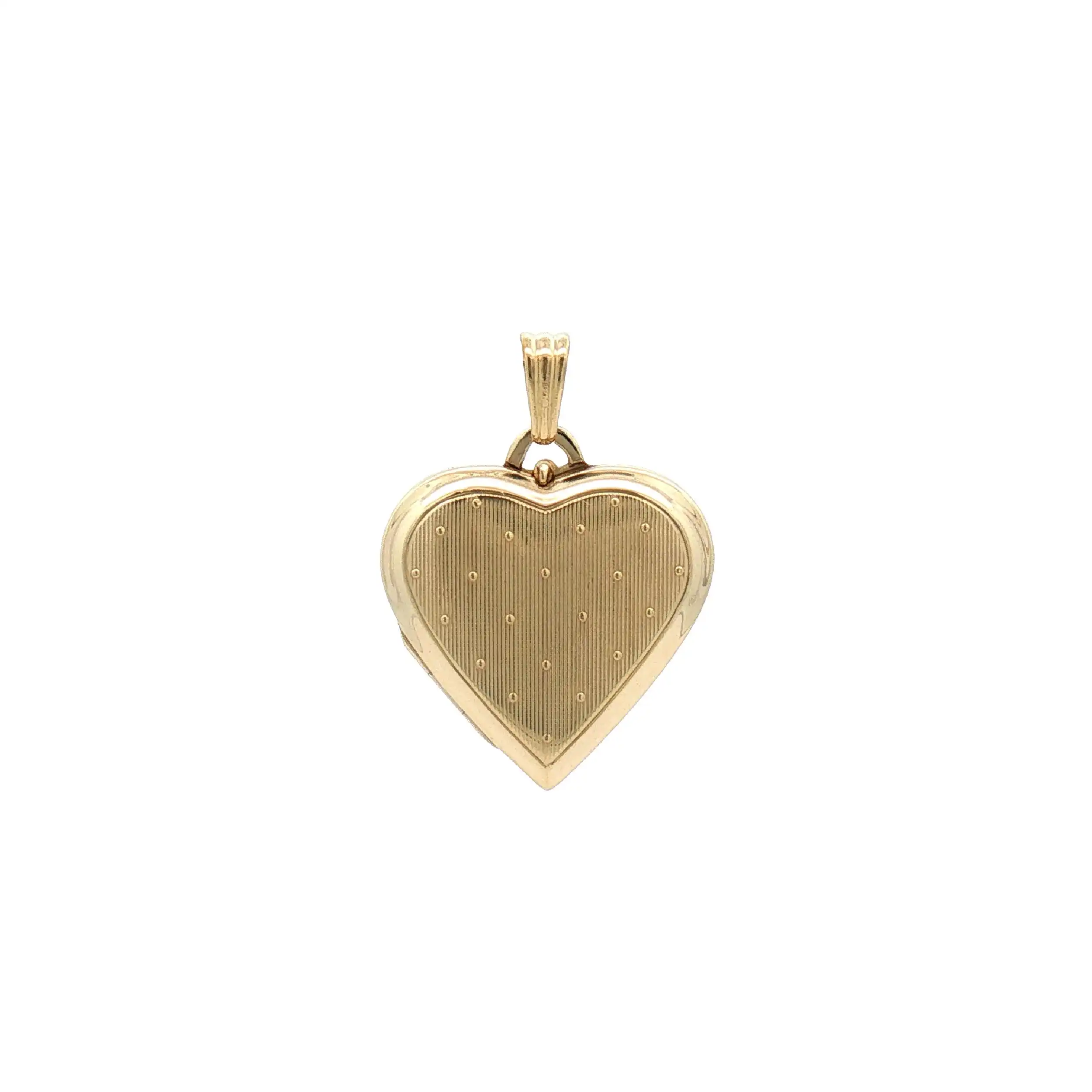 Anhänger Gelbgold Herz Medaillon