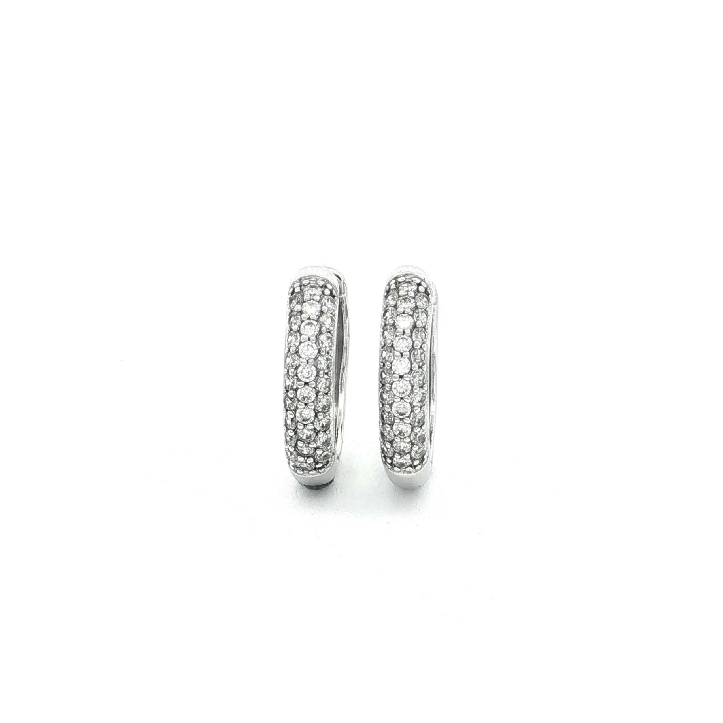 Creolen silber mit Zirkos