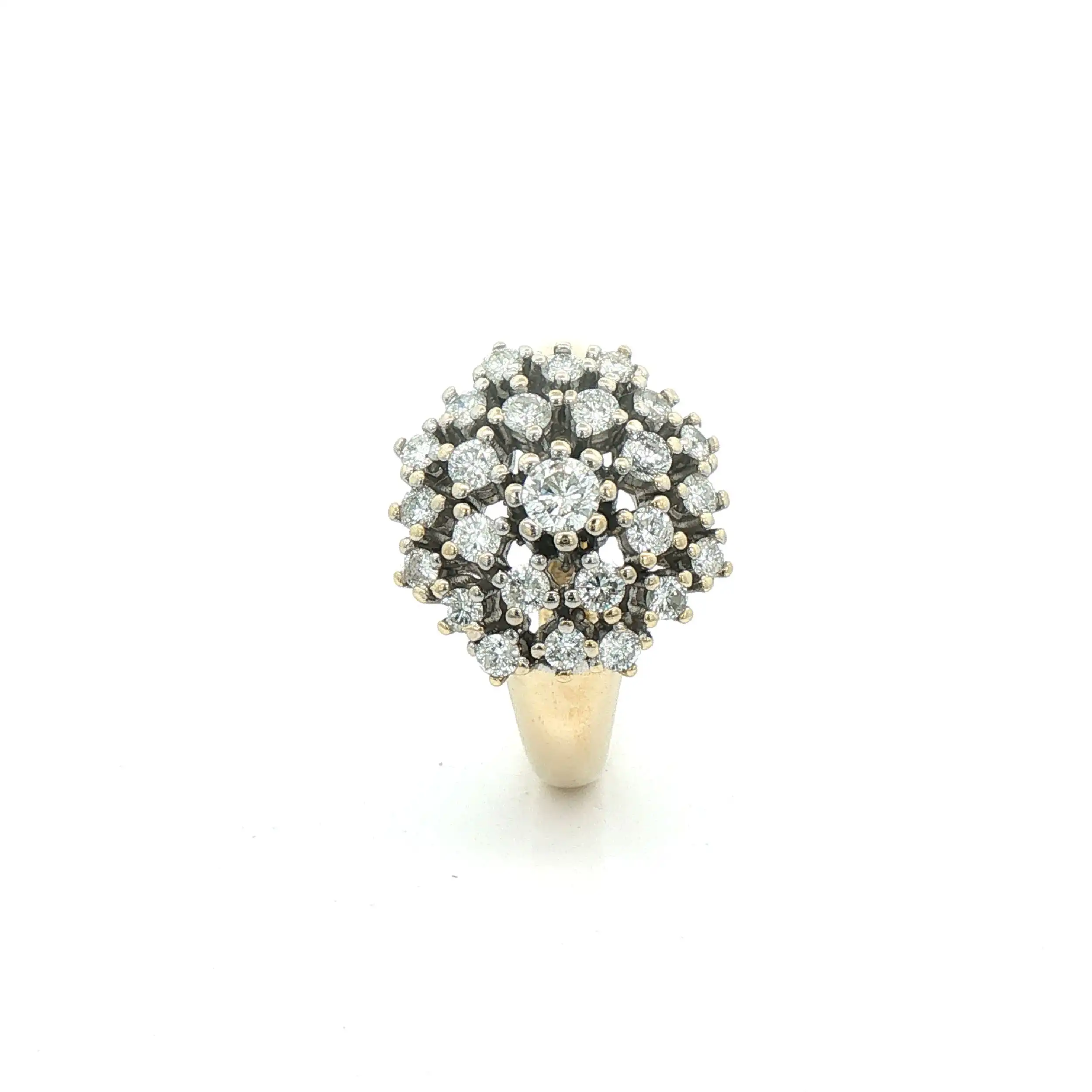 Ring Bicolor mit Brillanten