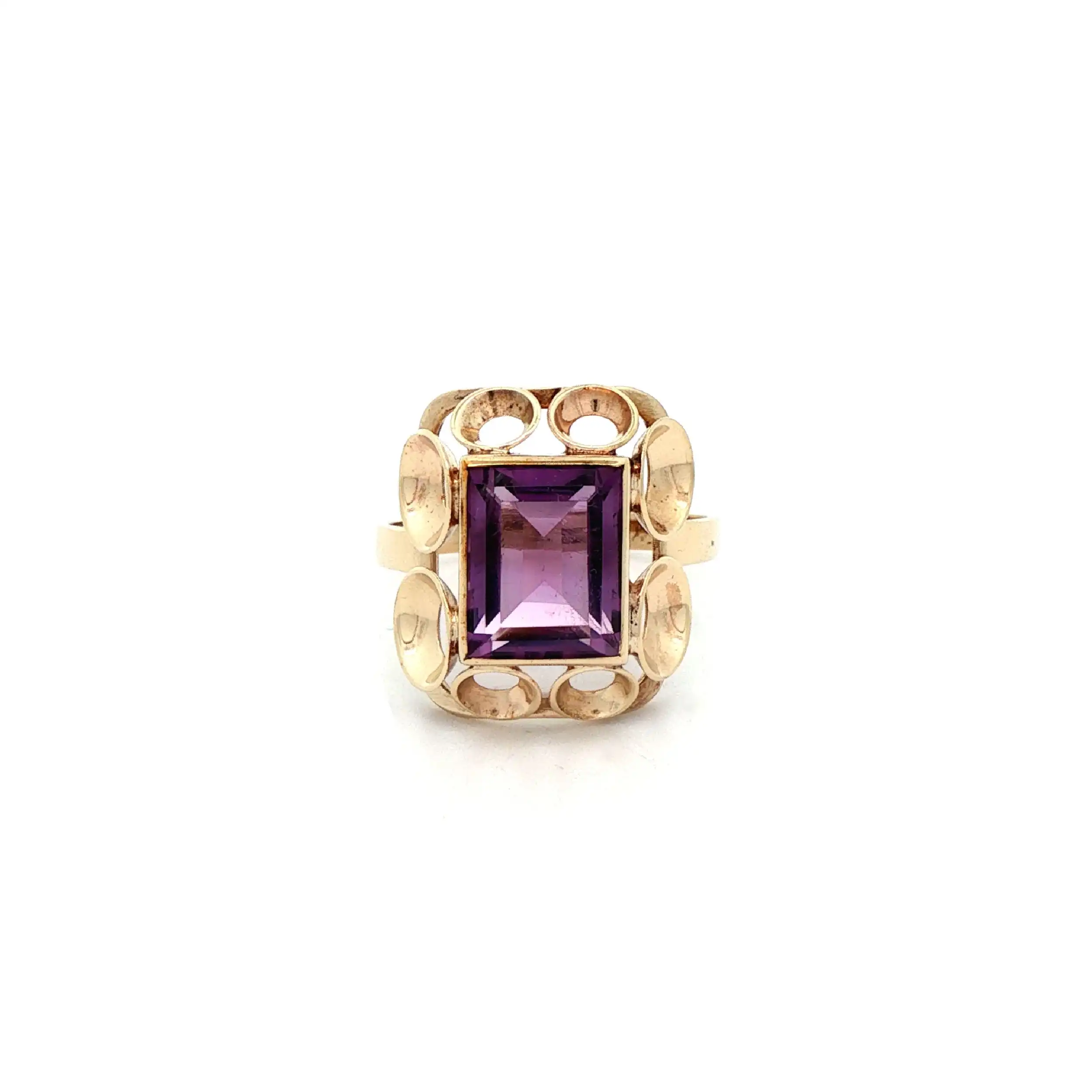 Ring Gelbgold mit Amethyst Ring Gelbgold mit Amethyst