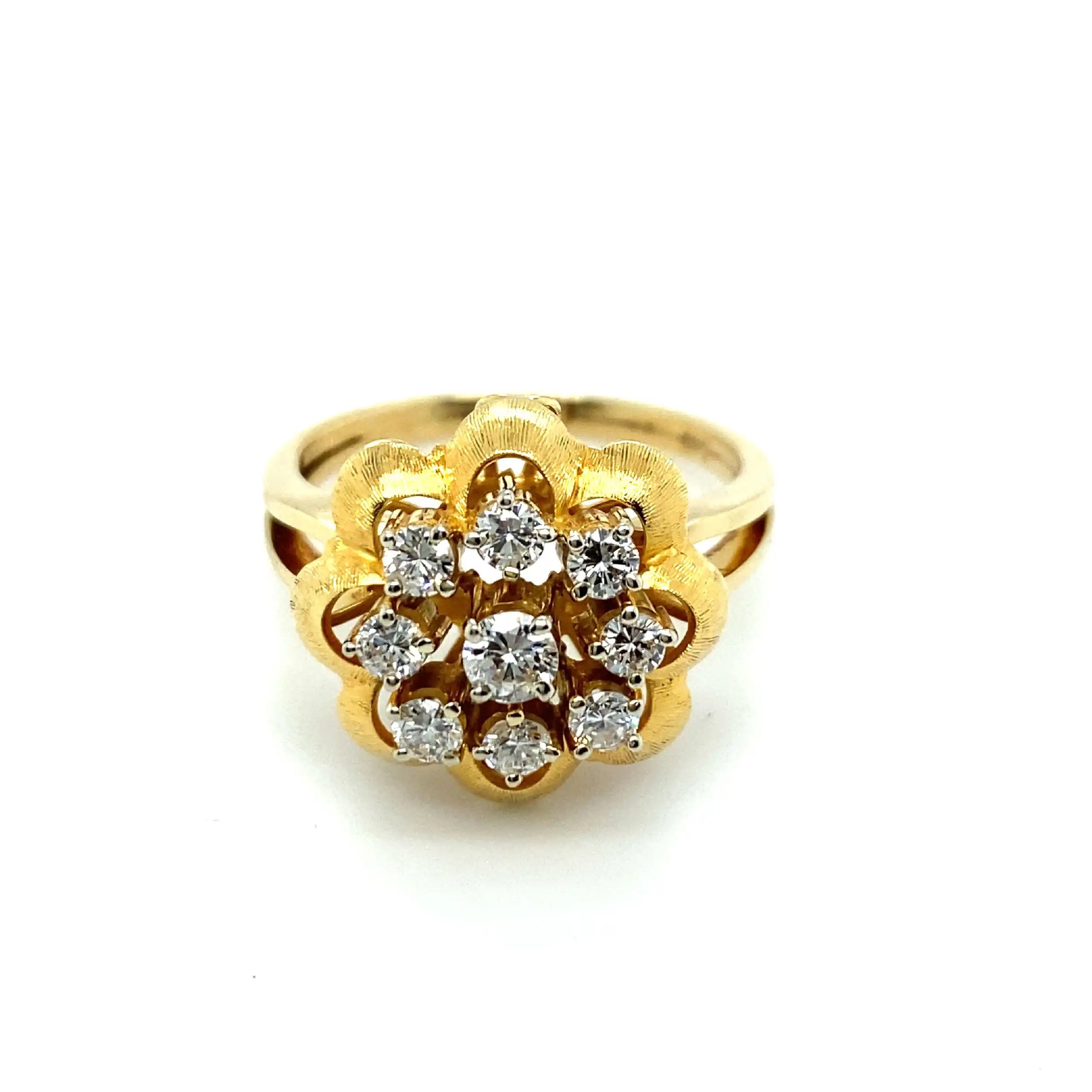 Ring Gelbgold mit Brillanten