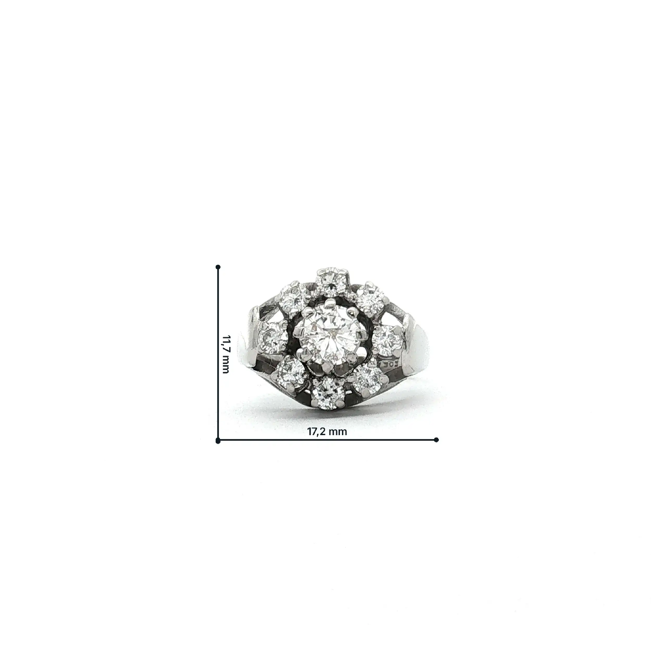 Ring Weißgold mit Brillanten