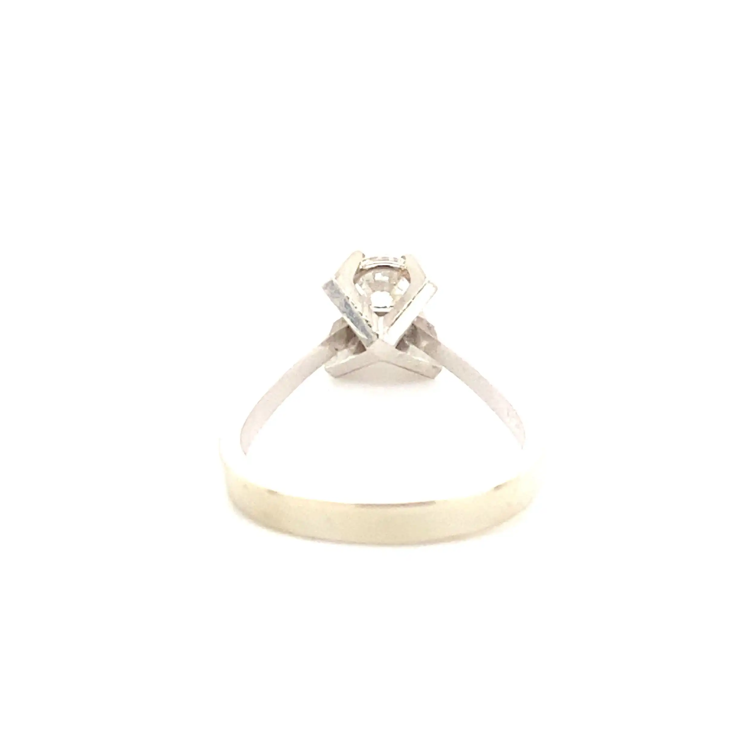 Ring Weißgold mit Brillant Ring Weißgold mit Brillant