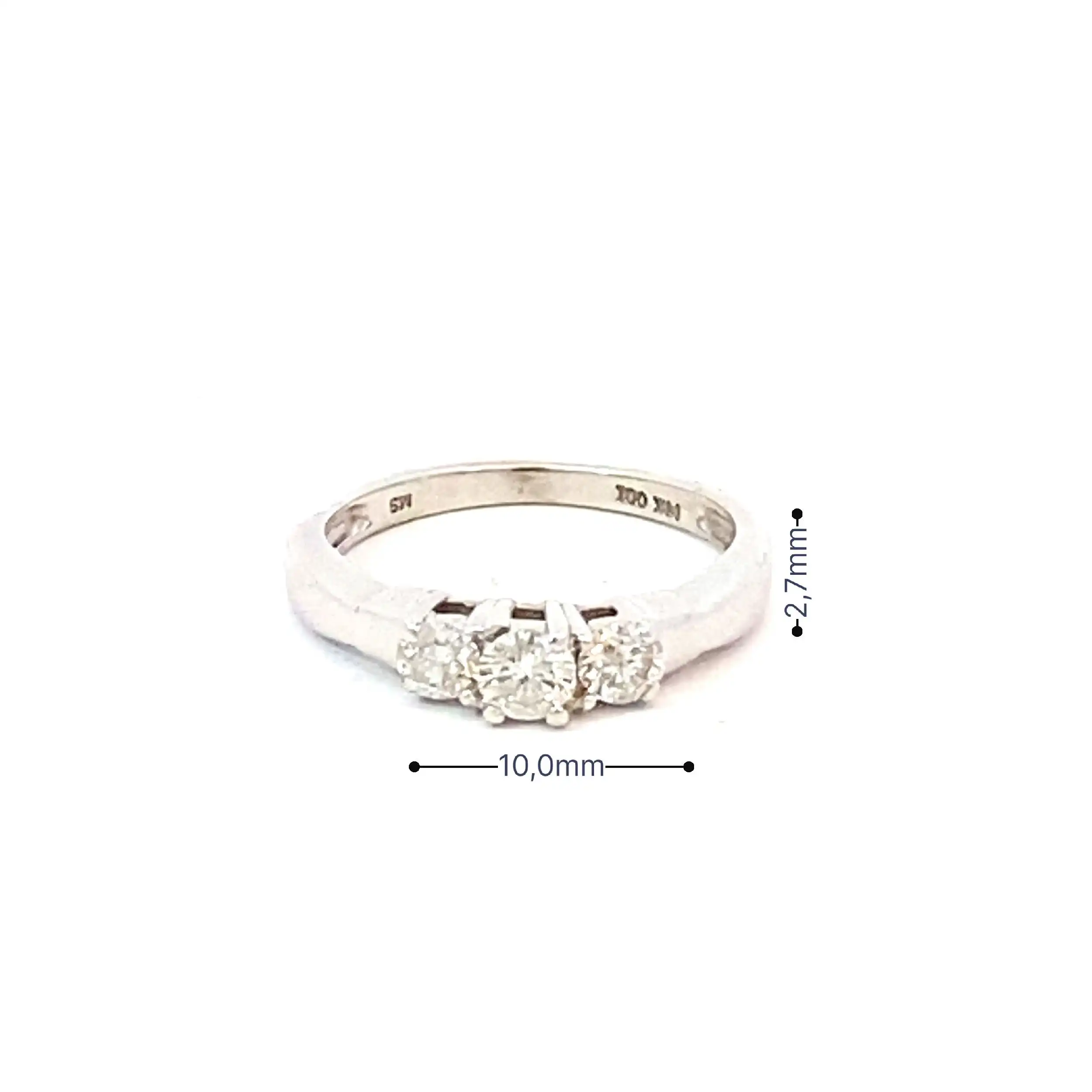 Ring Weißgold mit Brillanten