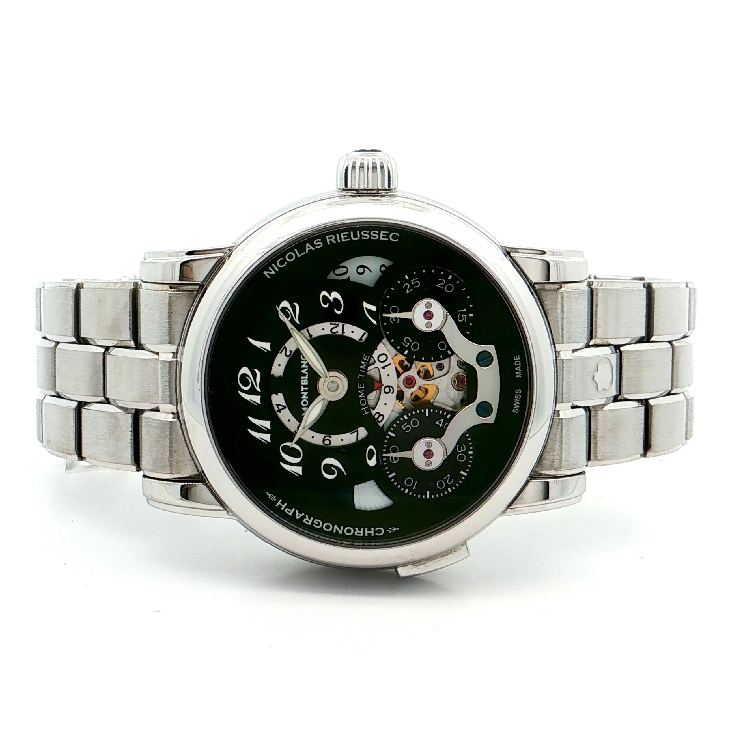 Herrenuhr Montblanc Nicolas Rieussec Automatik Ref.107070 mit Box und Papieren