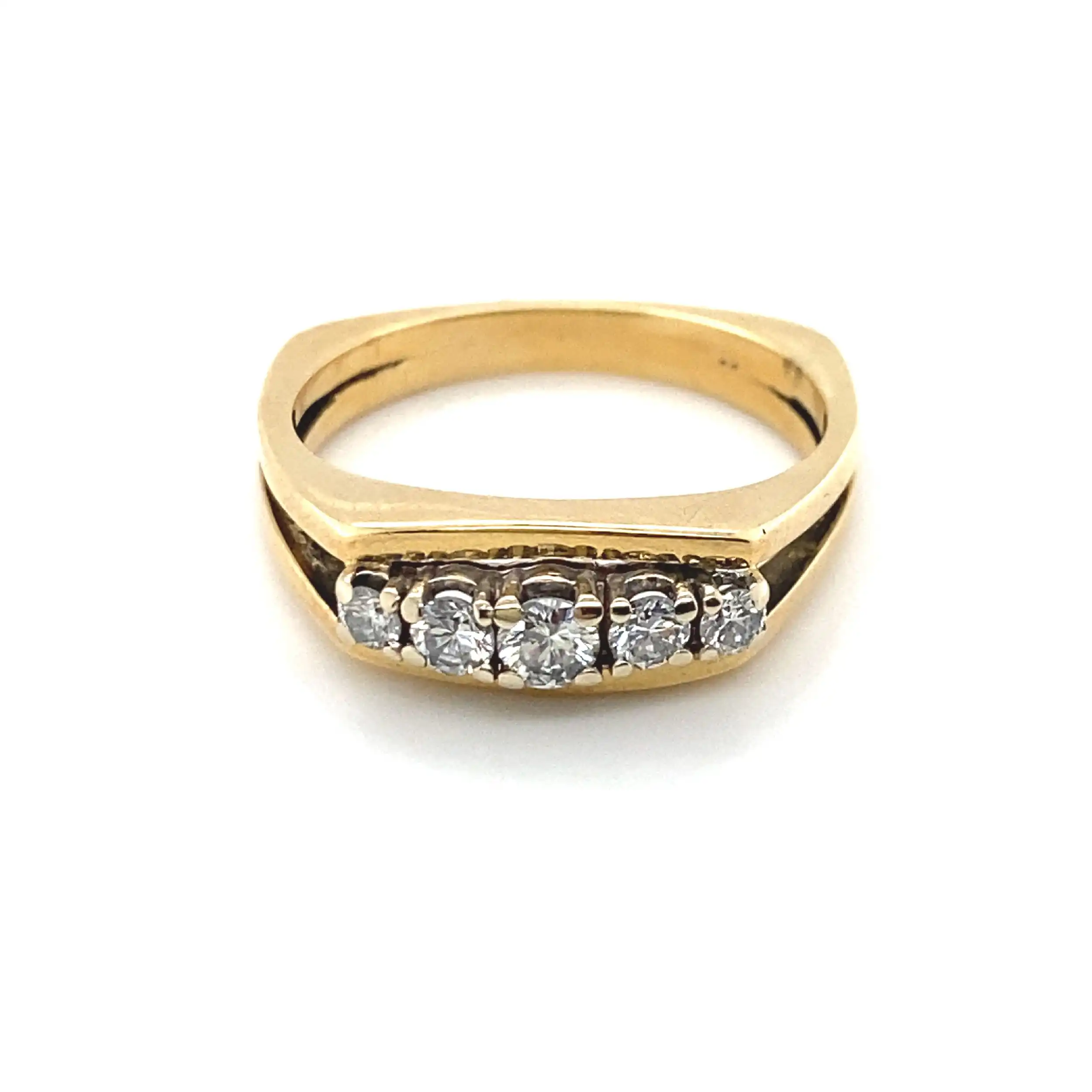 Ring Bicolor mit Brillanten Ring Bicolor mit Brillanten