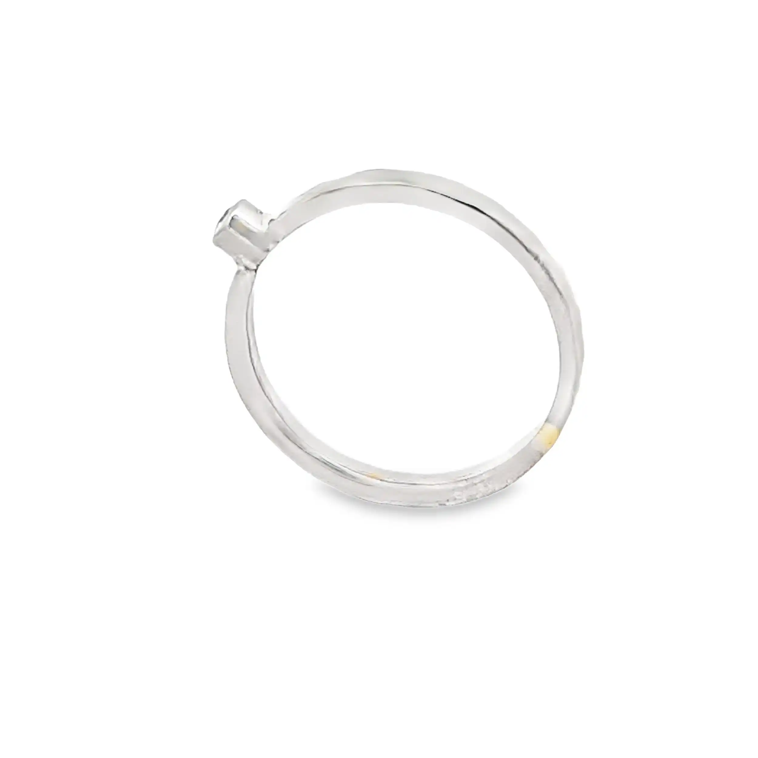 Ring Weißgold mit Brillant Solitär
