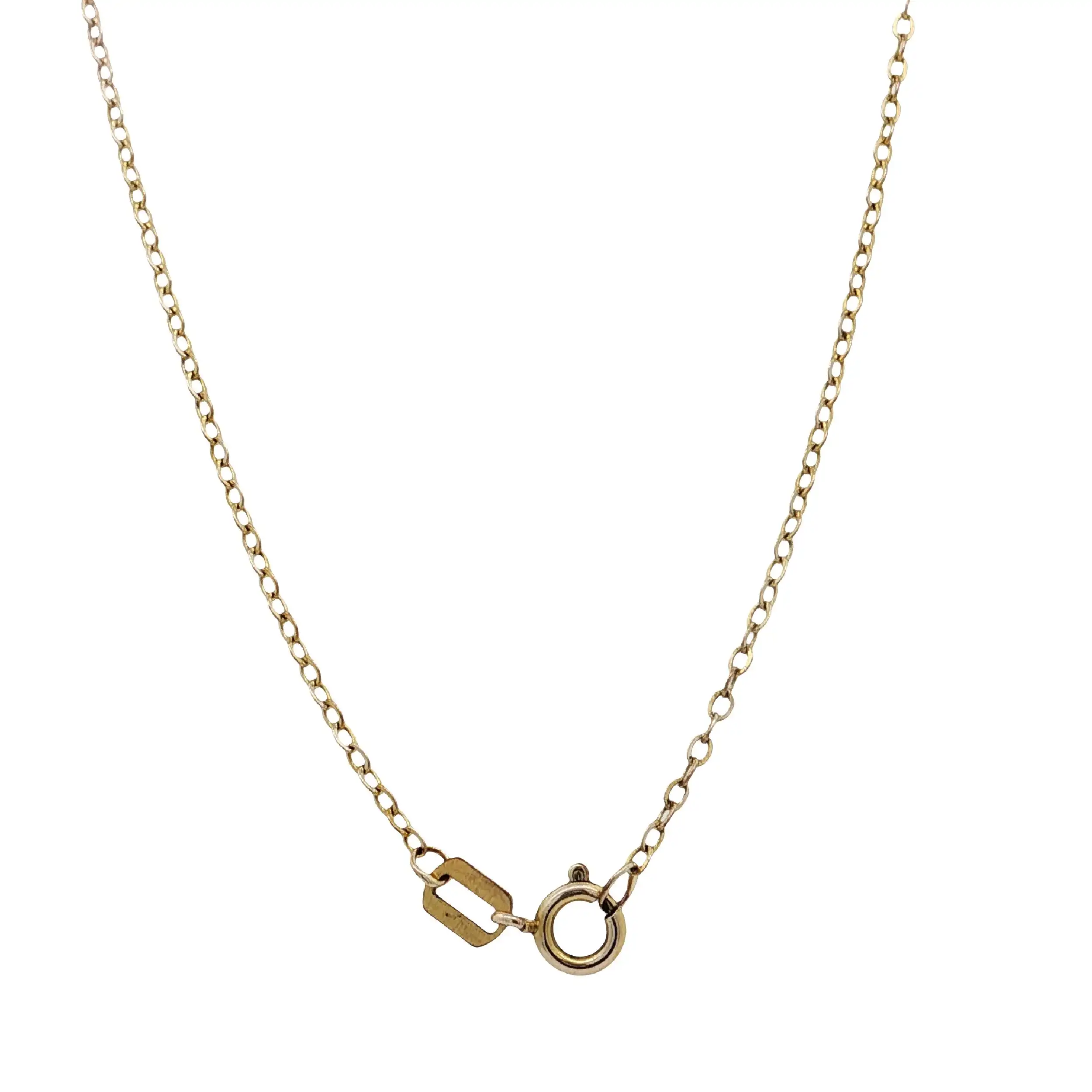 Collier Gelbgold mit Granat