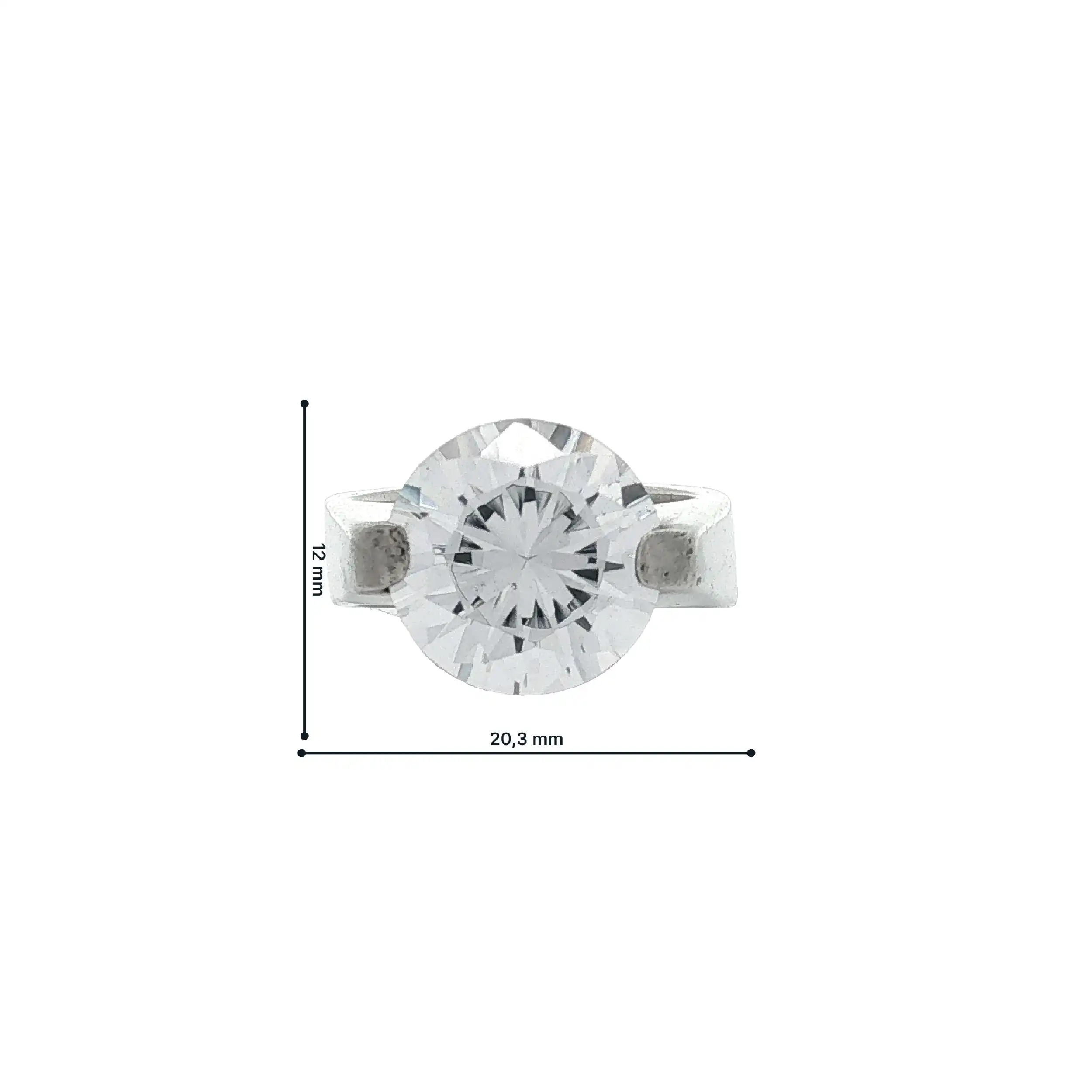 Ring Silber mit Zirkonia Ring Silber mit Zirkonia