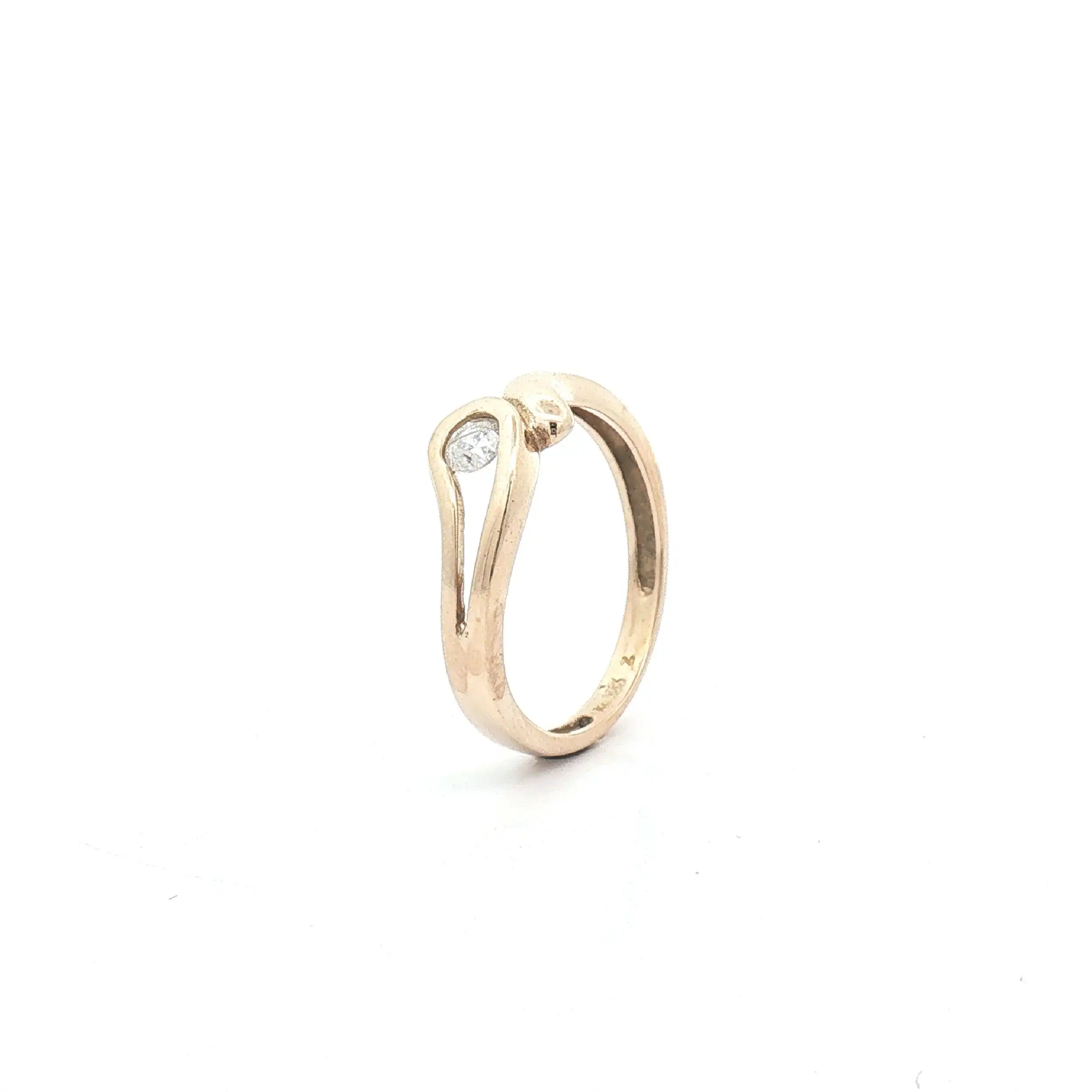 Ring Gelbgold mit Zirkonia