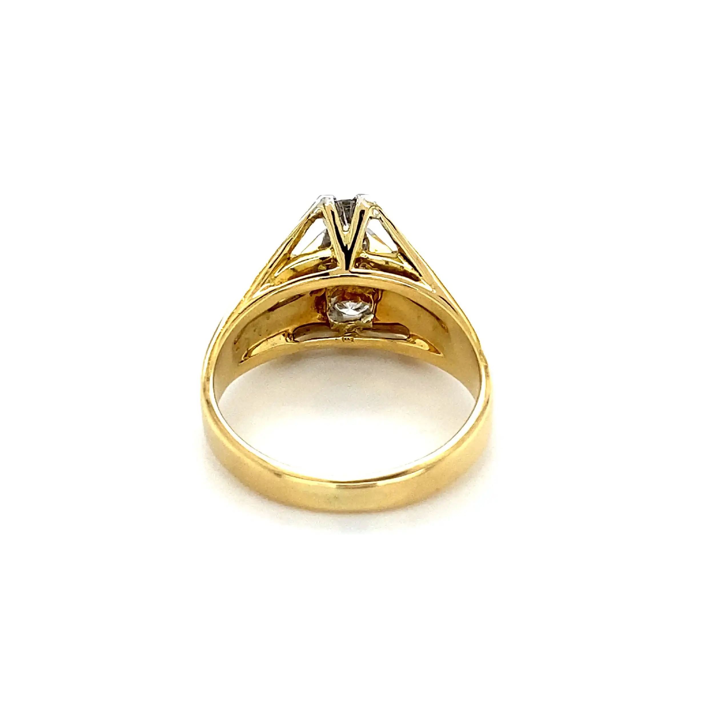 Ring Bicolor mit Brillanten Ring Bicolor mit Brillanten