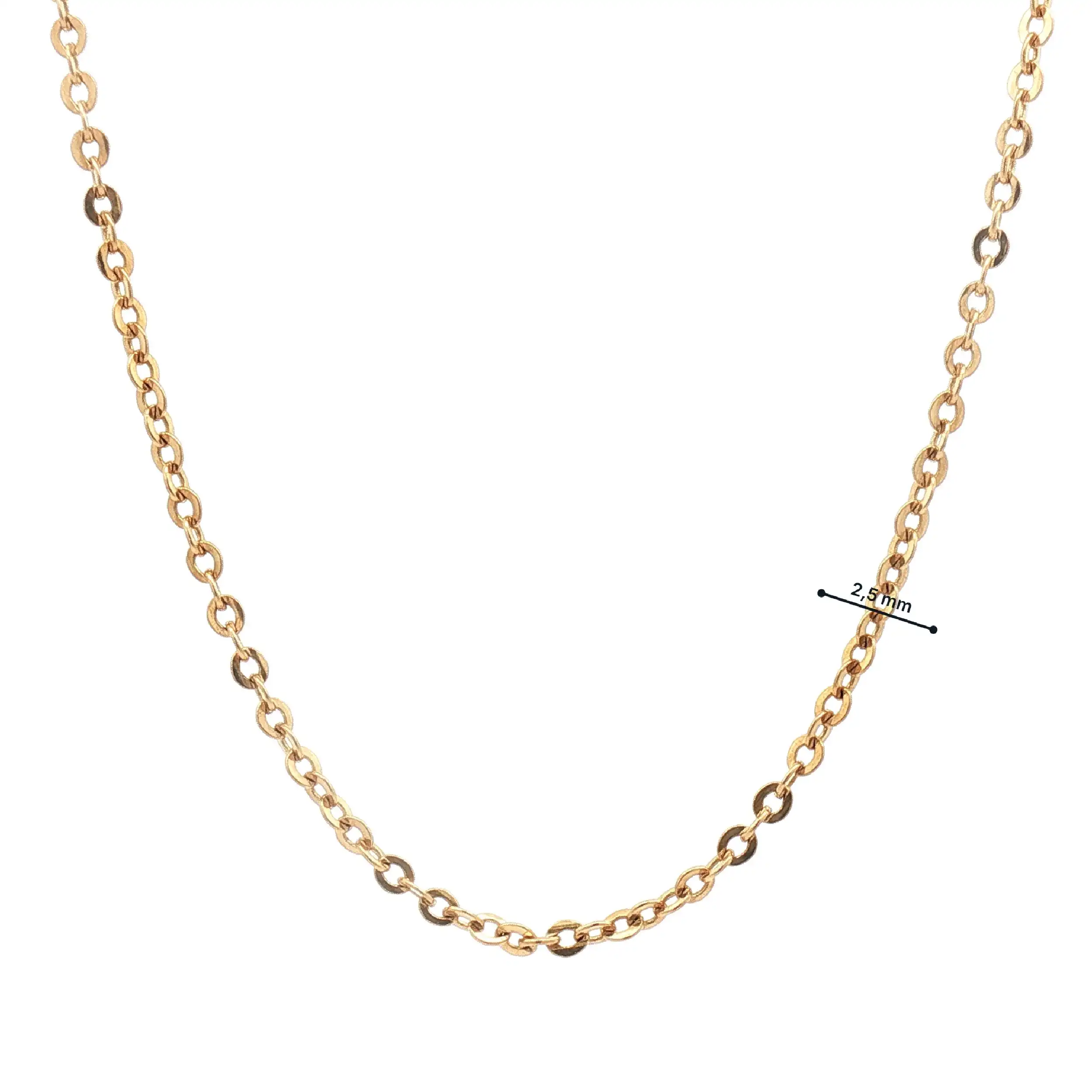 Rundankerkette Gelbgold Rundankerkette Gelbgold