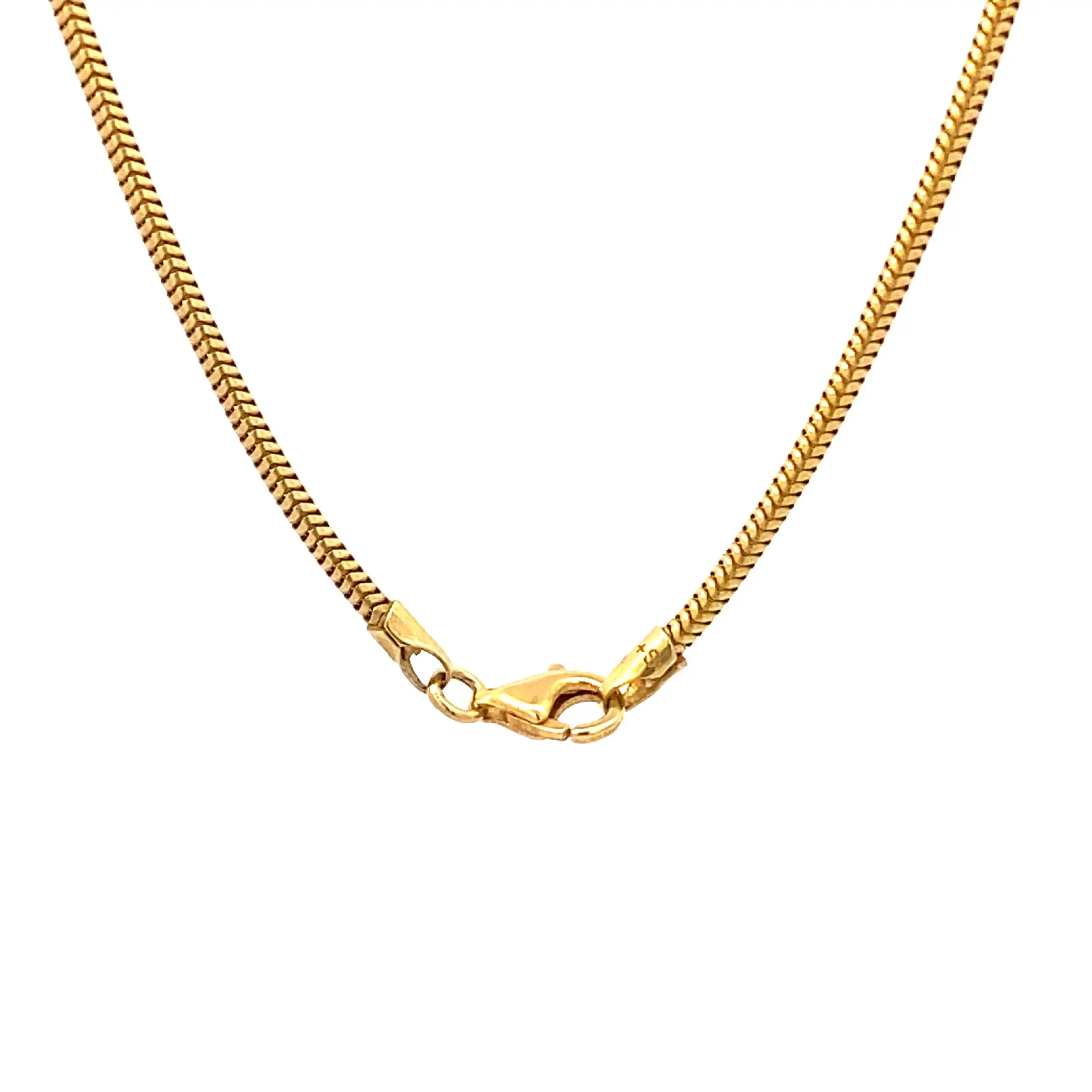 Schlangenkette mit Anhänger Perle und Zirkonia Schlangenkette mit Anhänger Perle und Zirkonia