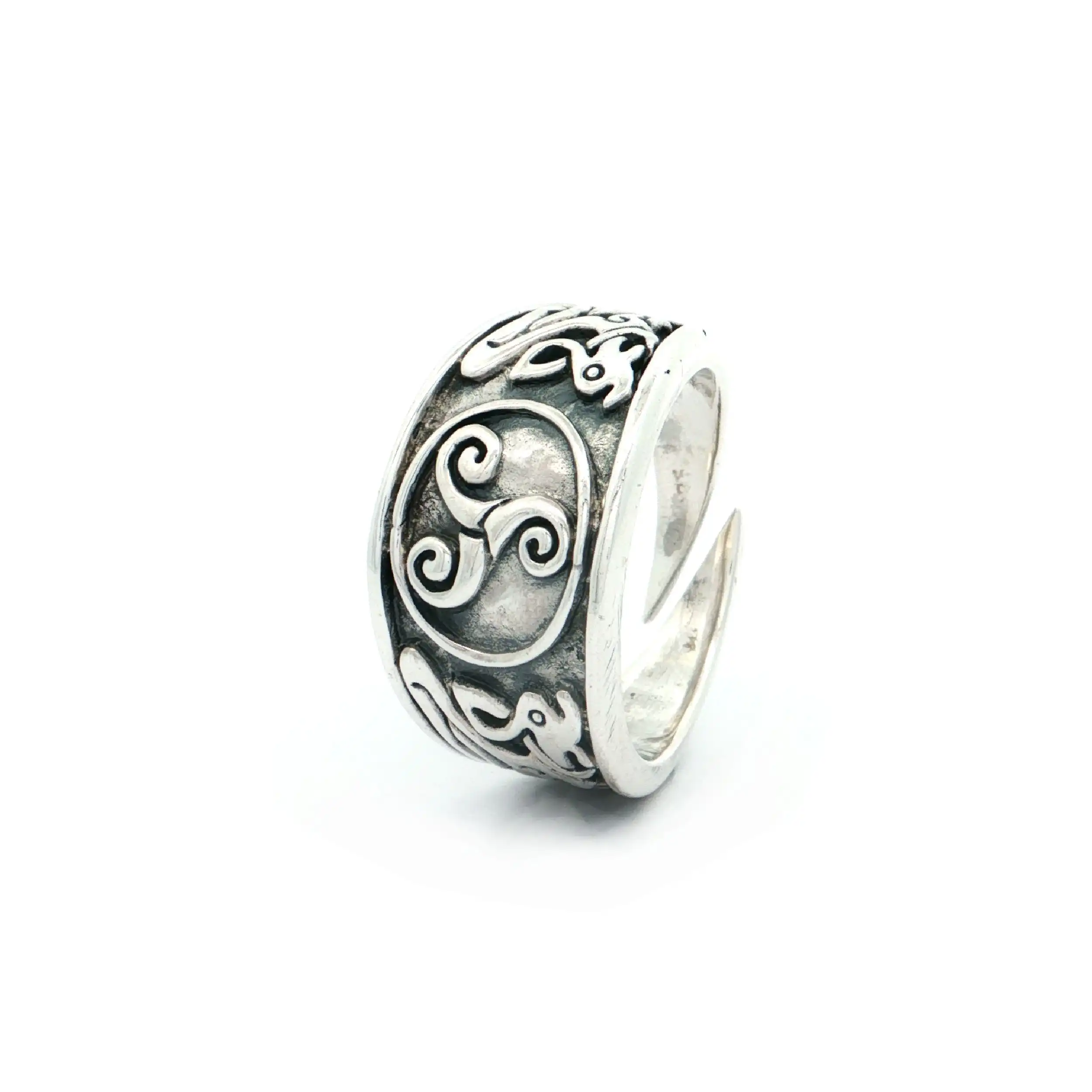Silberring mit Muster Silberring mit Muster